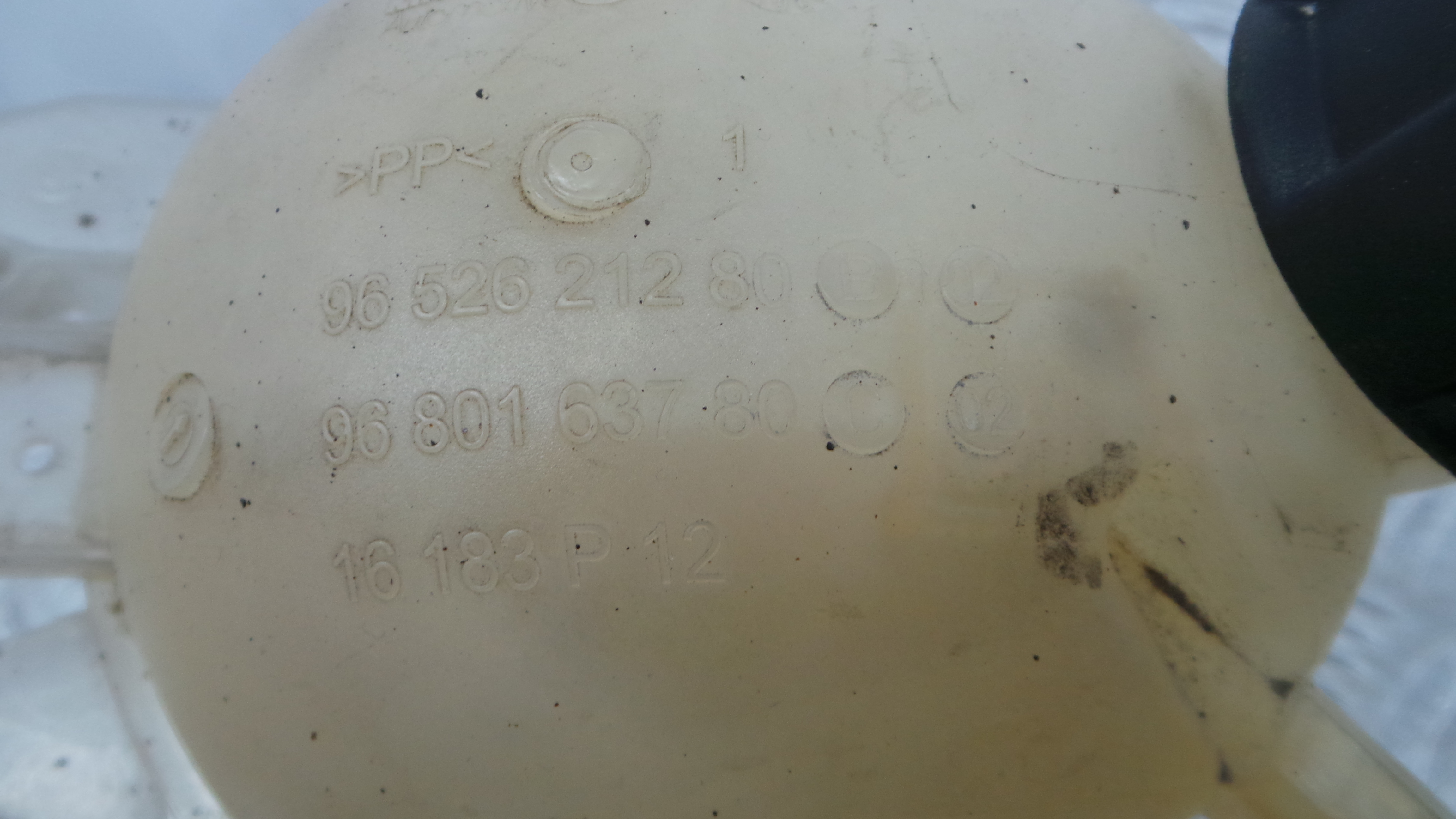 Depósito Água Radiador / Vazo de Expansao 9652621280 - PEUGEOT 207 (WA_, WC_), 207/207+ (WA_, WC_)-36526630