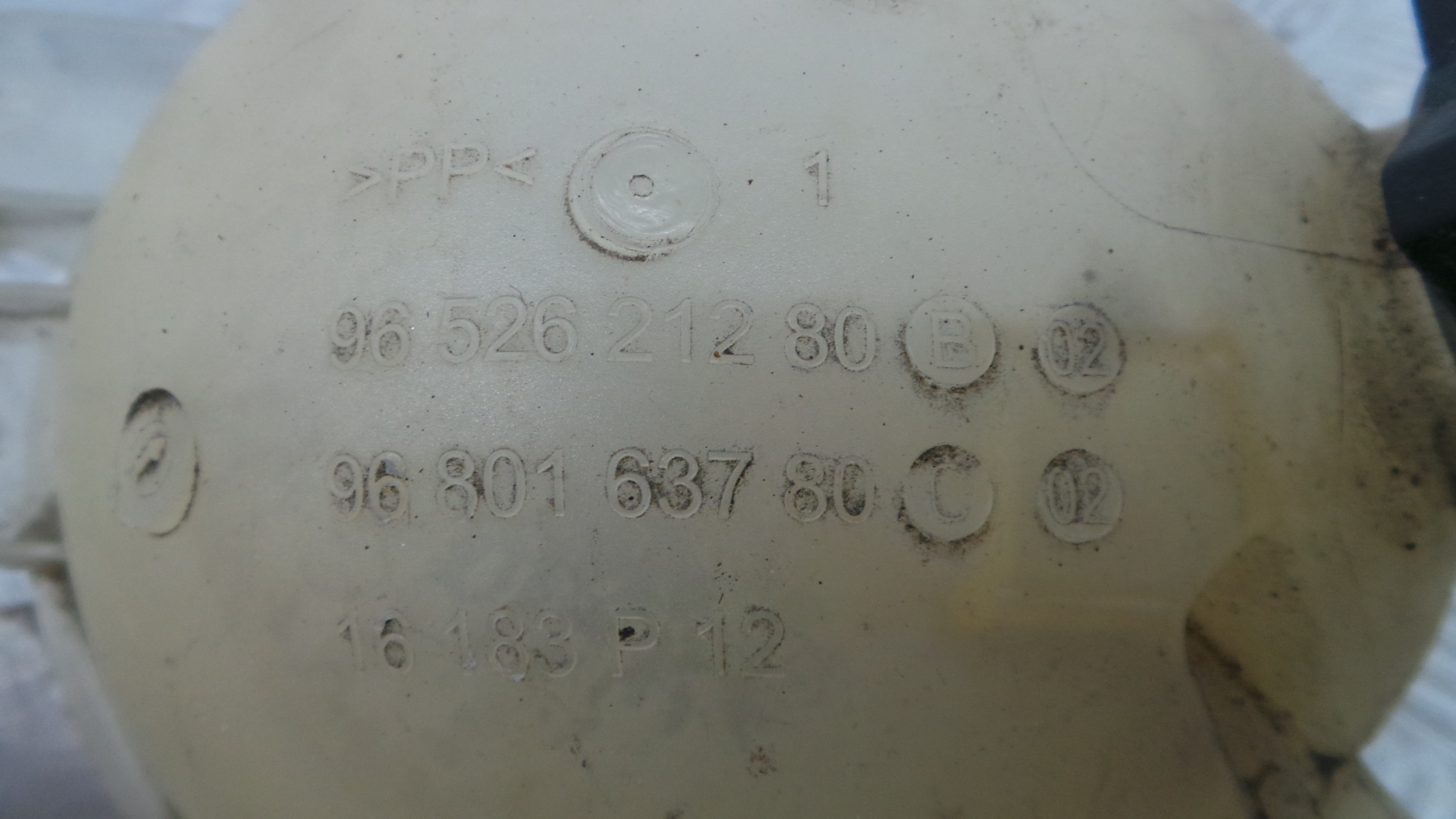 Depósito Água Radiador / Vazo de Expansao 9652621280 - CITROËN C3 I (FC_, FN_)-36527007