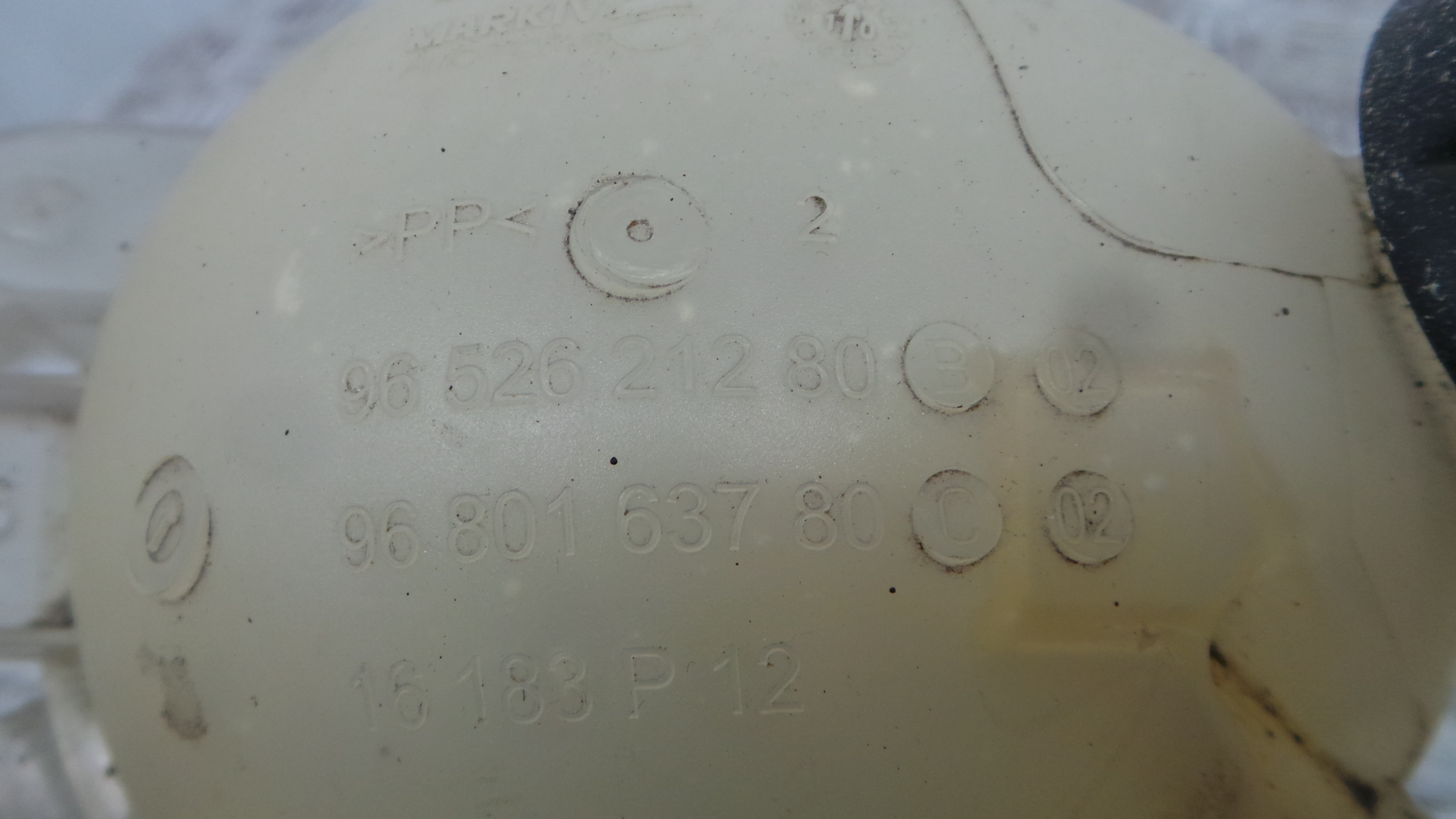 Depósito Água Radiador / Vazo de Expansao 9652621280 - PEUGEOT 207 (WA_, WC_), 207/207+ (WA_, WC_)-36527030