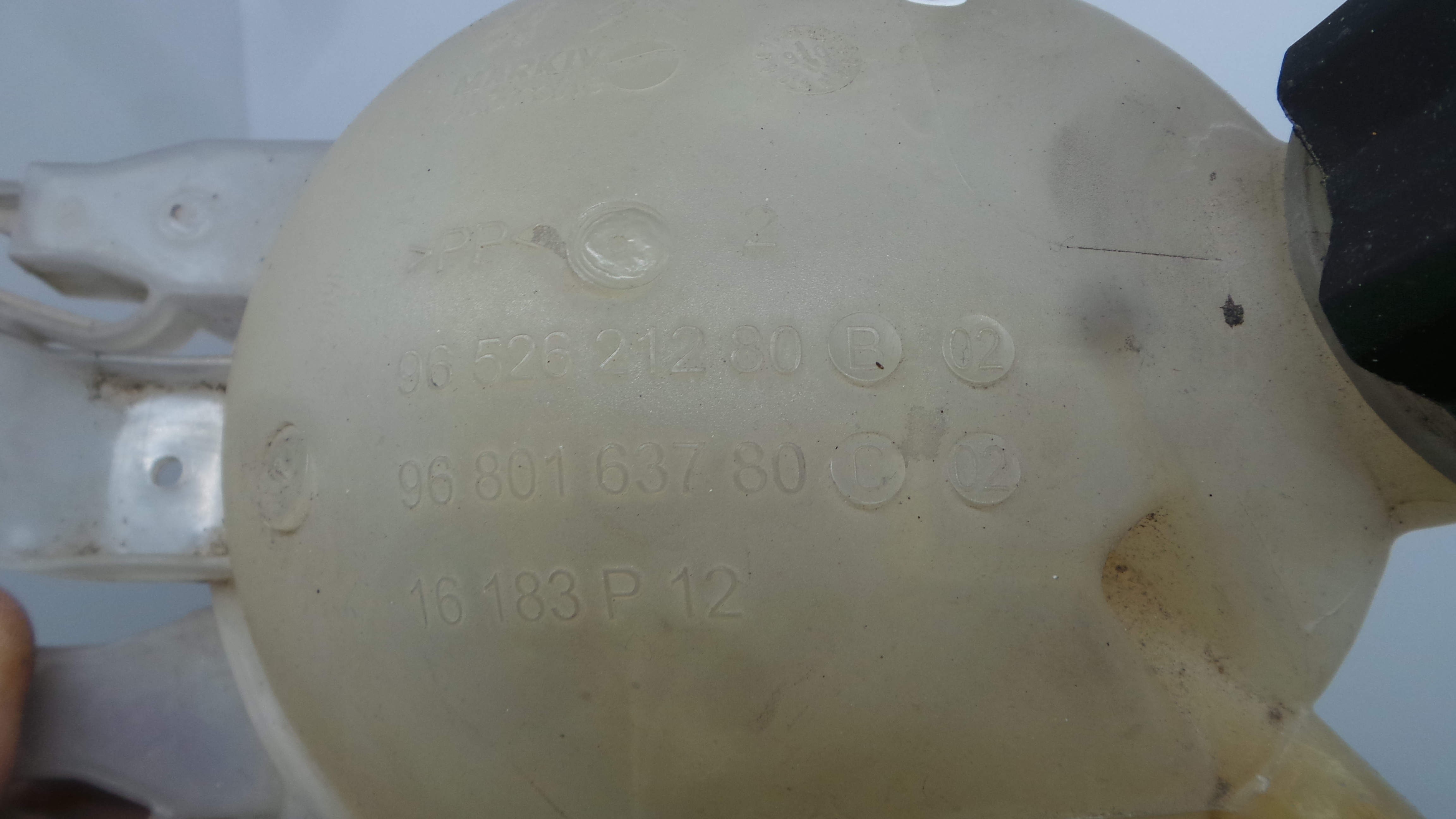 Depósito Água Radiador / Vazo de Expansao 9652621280 - PEUGEOT 207 (WA_, WC_), 207/207+ (WA_, WC_)-36527061