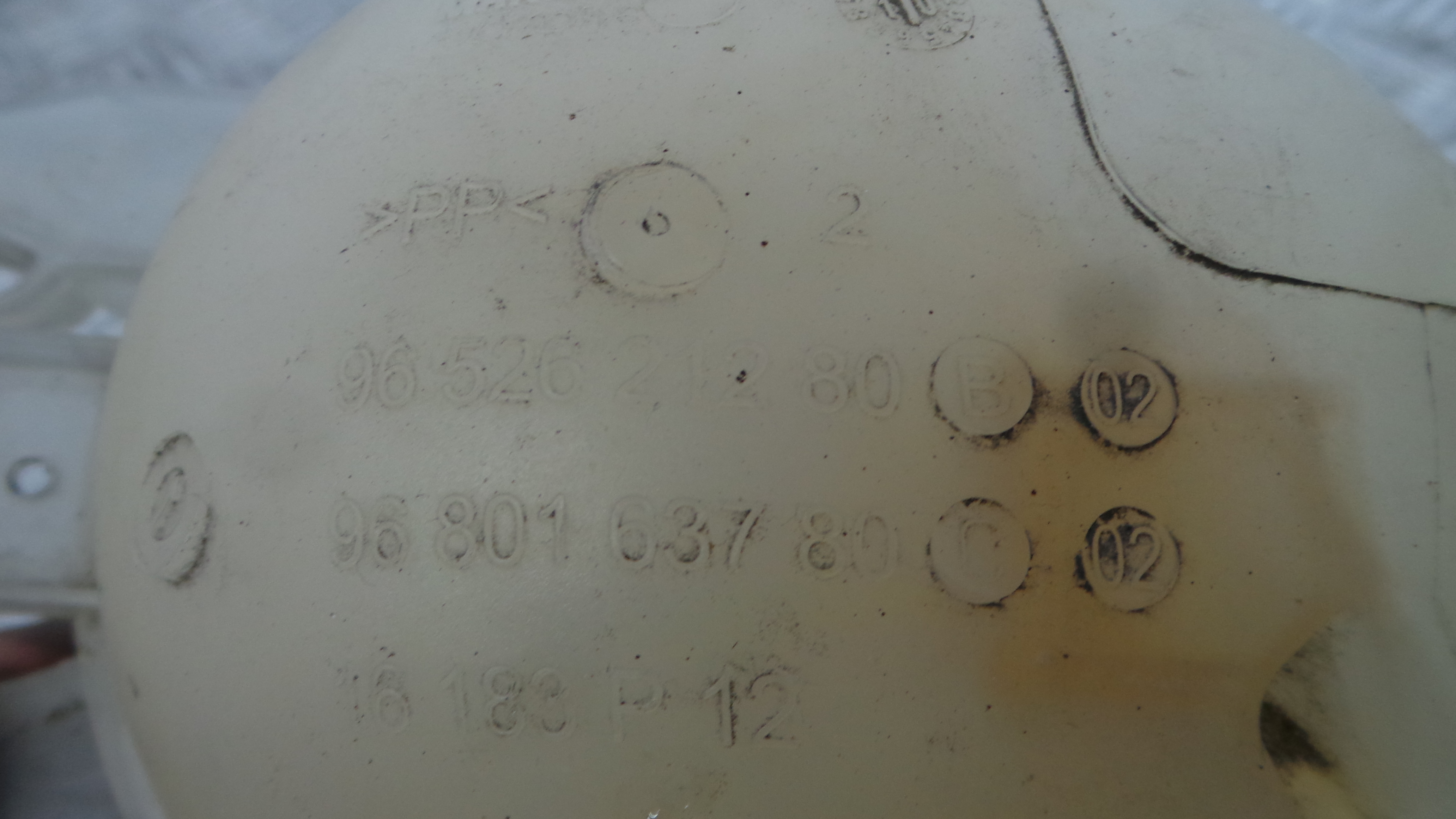 Depósito Água Radiador / Vazo de Expansao 9652621280 - CITROËN C3 II (SC_)-36527262