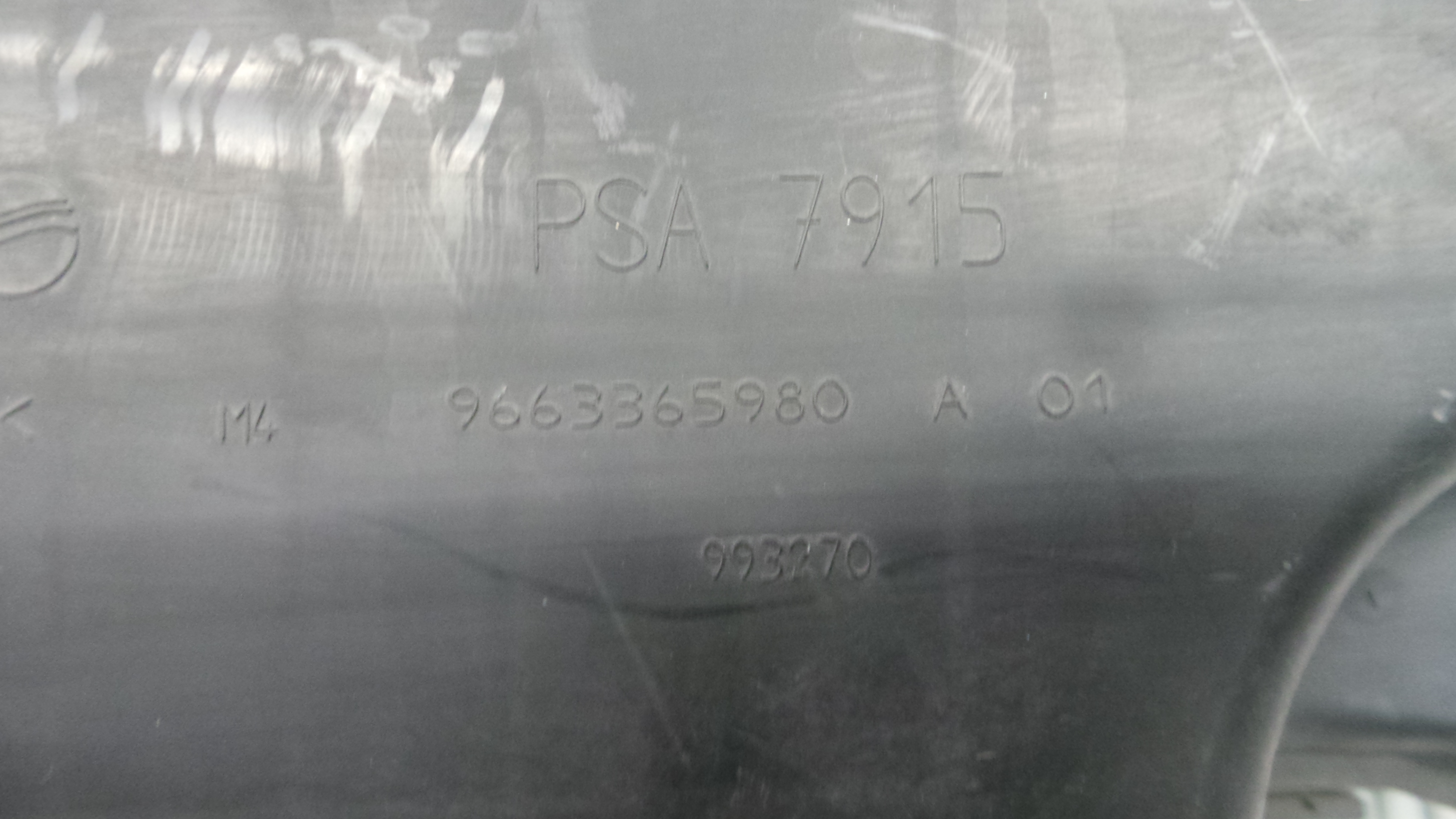 Caixa Filtro de Ar 9663365980 - PEUGEOT 207 (WA_, WC_), 207/207+ (WA_, WC_)-36528124
