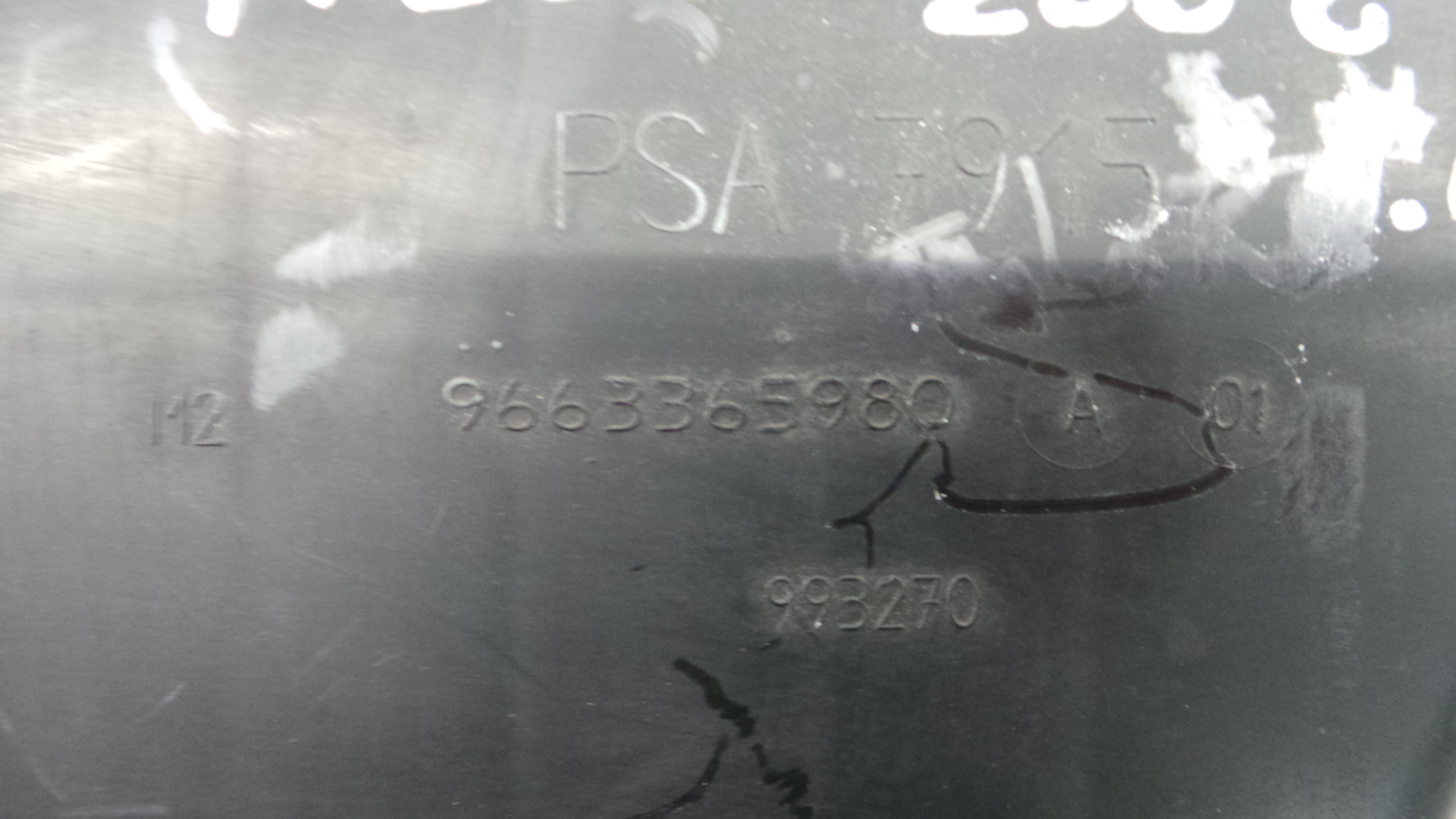 Caixa Filtro de Ar  9663365980 - PEUGEOT 207 (WA_, WC_), 207/207+ (WA_, WC_)-36528133