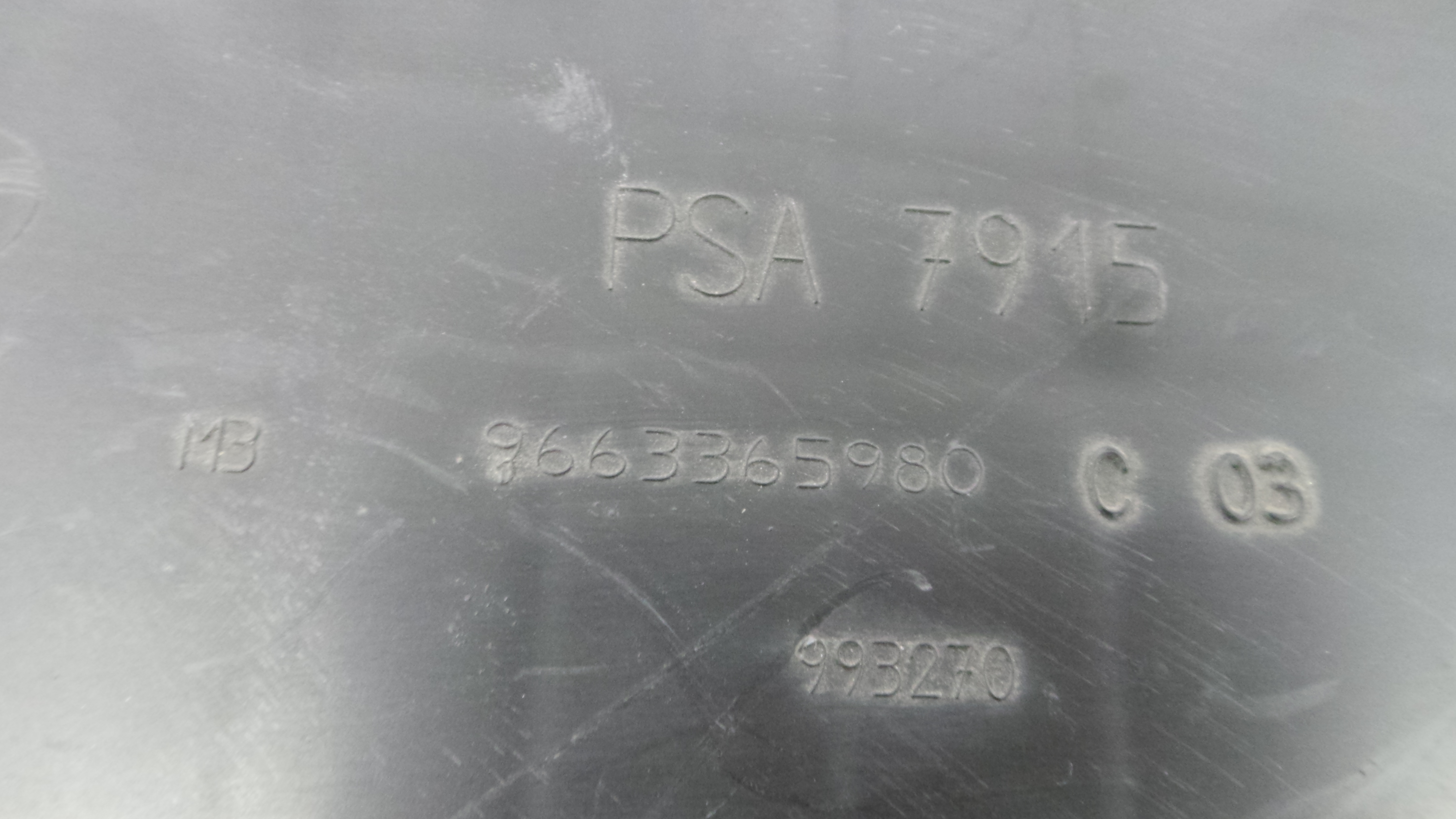 Caixa Filtro de Ar  9663365980 - PEUGEOT PARTNER Caixa/monovolume (5_, G_), PARTNER Van (5_, G_), RA-36528234