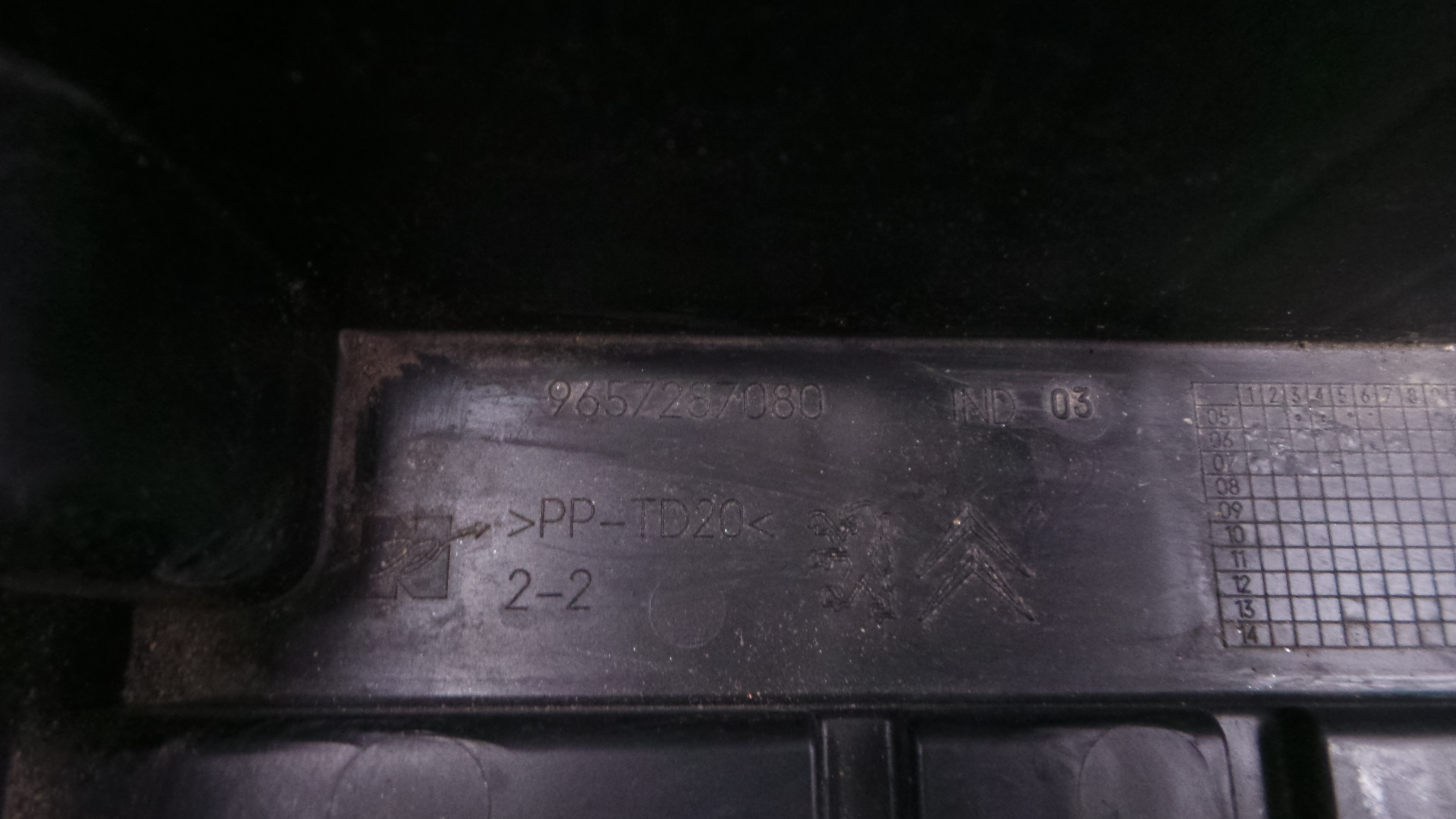 Caixa de Fusiveis 9657287080 - CITROËN C3 I (FC_, FN_)-36528357