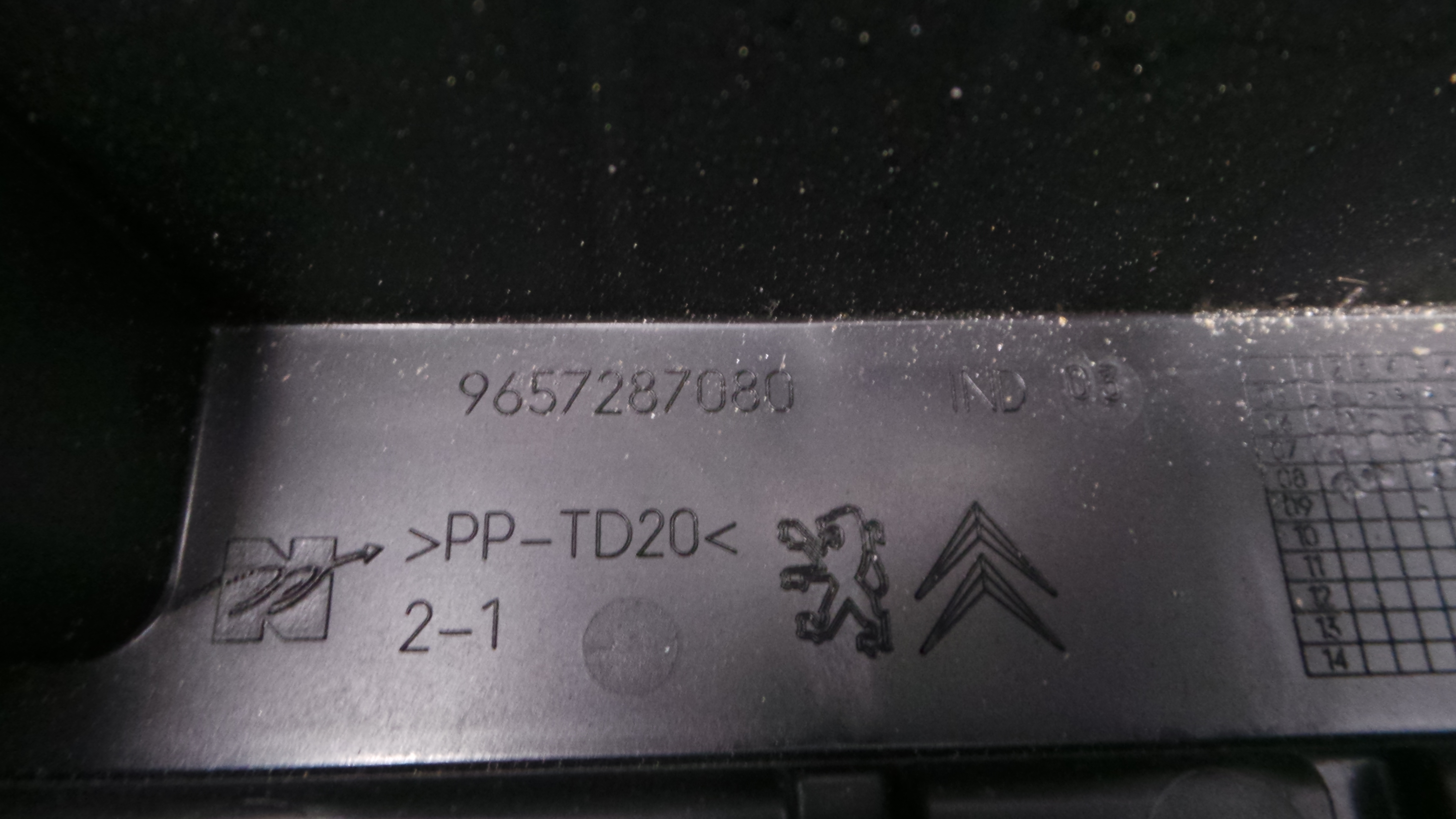 Caixa de Fusiveis 9657287080 - PEUGEOT 207 (WA_, WC_), 207/207+ (WA_, WC_)-36530632