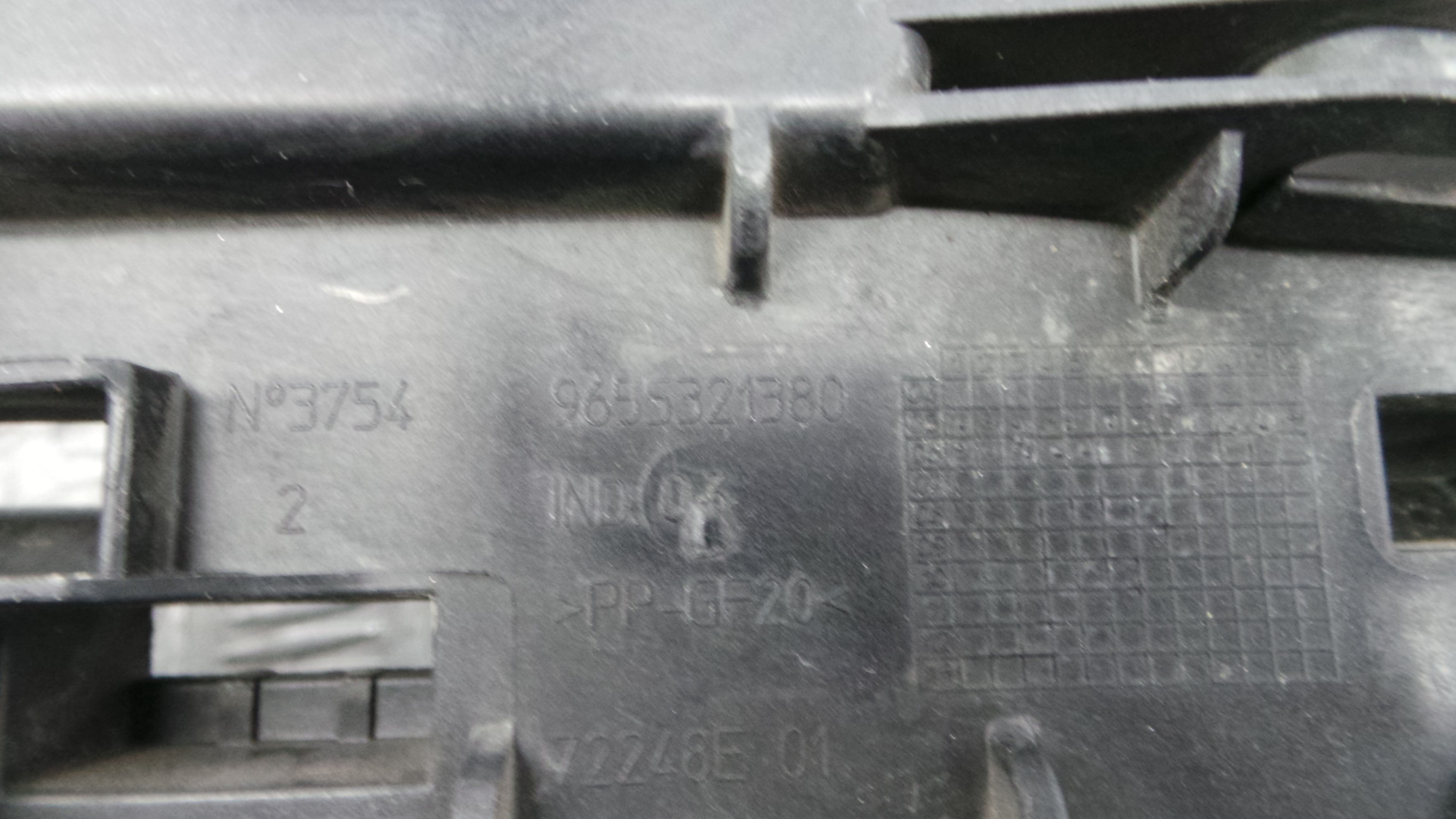 Base da Bateria 9655321380 - PEUGEOT 207 (WA_, WC_), 207/207+ (WA_, WC_)-36531077