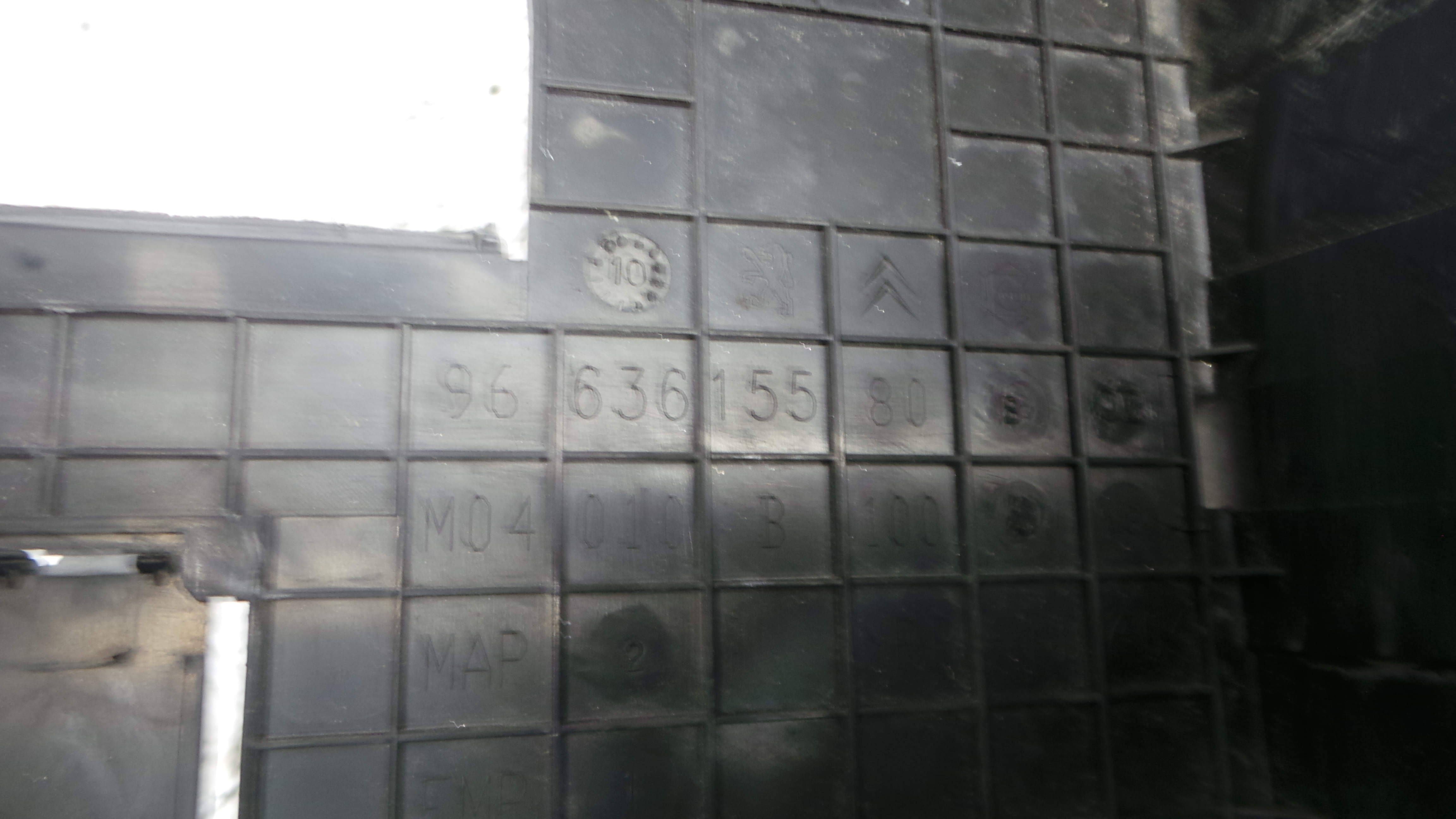 Tampa da Bateria 9663615580 - CITROËN C4 PICASSO I Veículo multiuso (UD_)-36531092