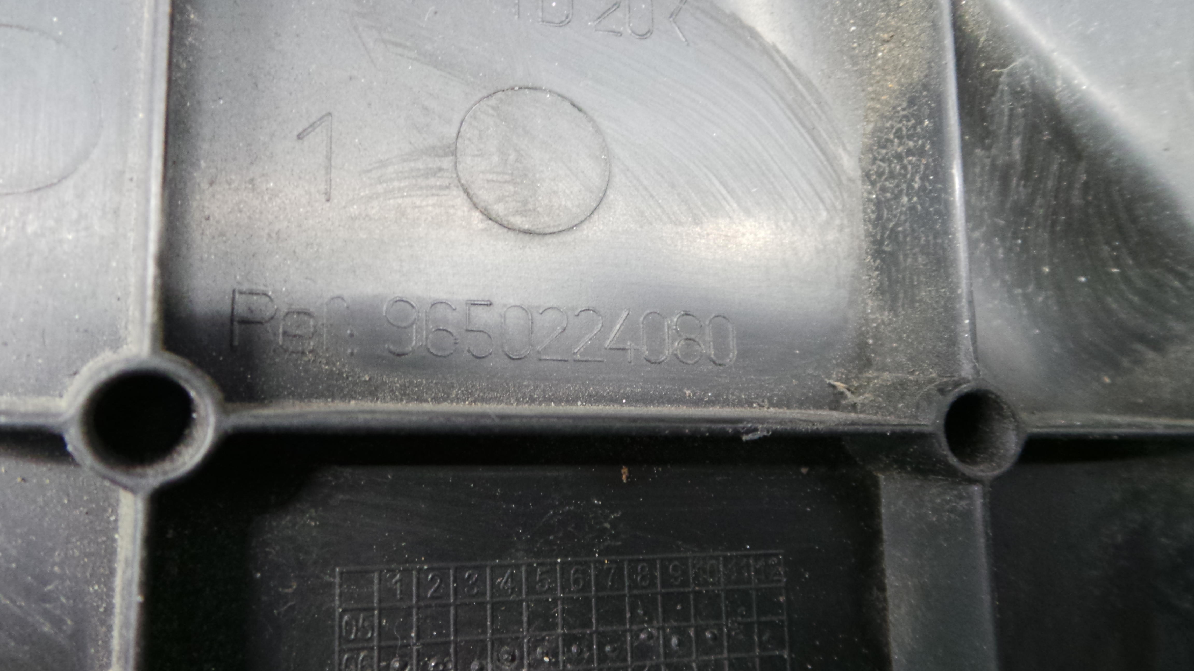 Tampa da Bateria 9650224080 - PEUGEOT 207 (WA_, WC_), 207/207+ (WA_, WC_)-36531116