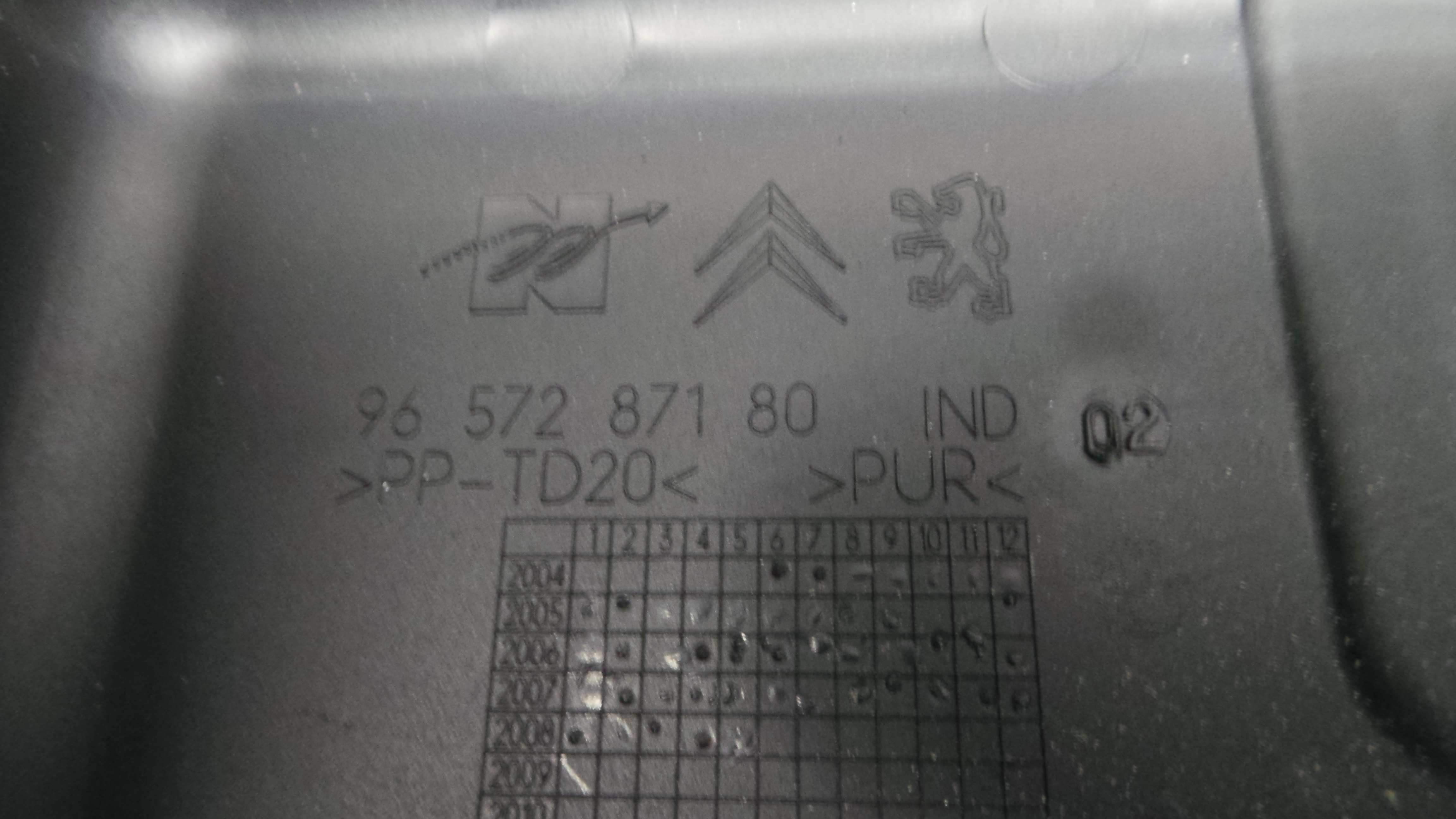 Tampa da Caixa dos Fusíveis 9657287180 - PEUGEOT 207 (WA_, WC_), 207/207+ (WA_, WC_)-36531696