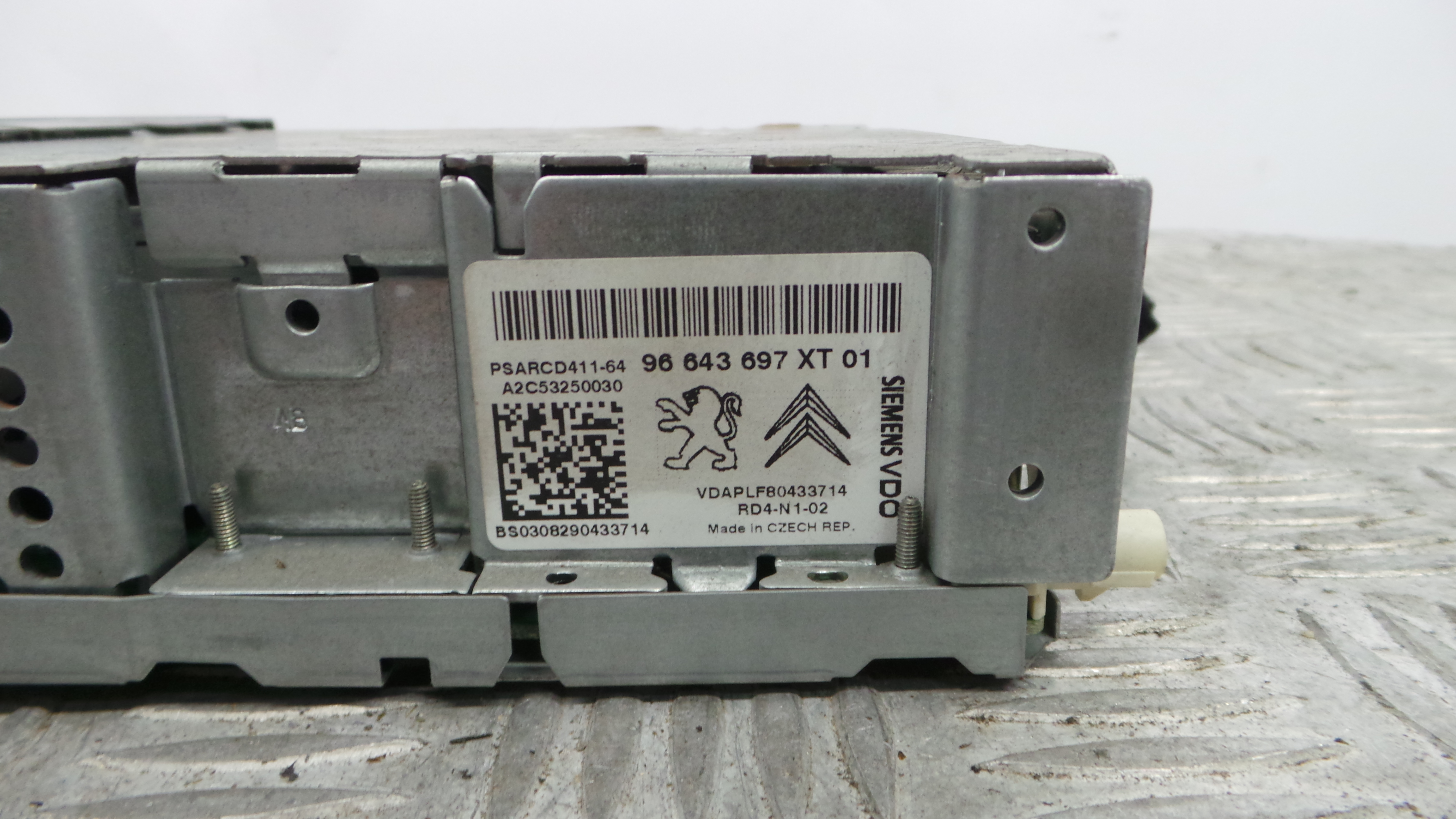 Auto-rádios 96643697XT - PEUGEOT 207 (WA_, WC_), 207/207+ (WA_, WC_)-36537625