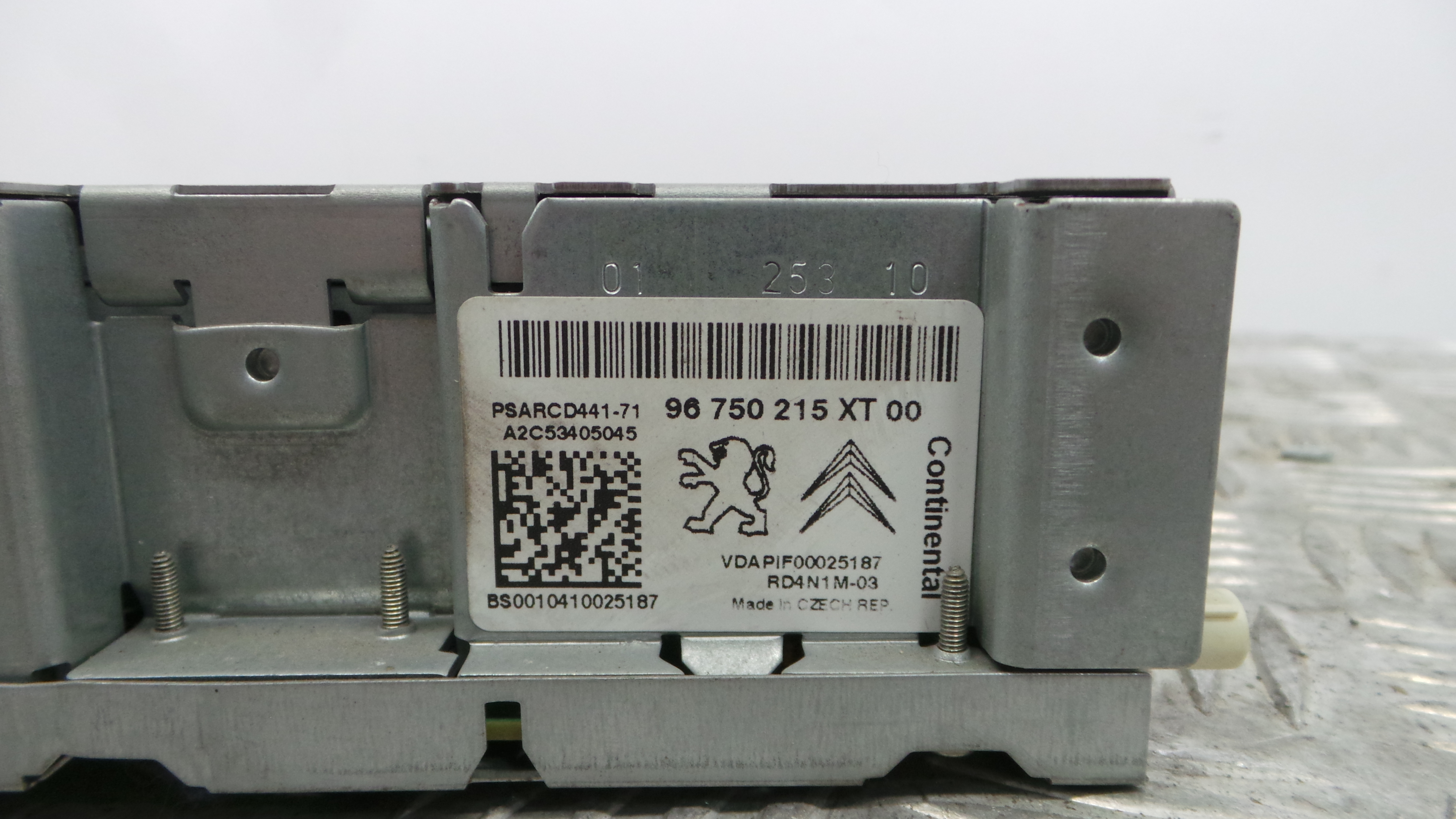 Auto-rádios 96750215XT - PEUGEOT 207 (WA_, WC_), 207/207+ (WA_, WC_)-36537632