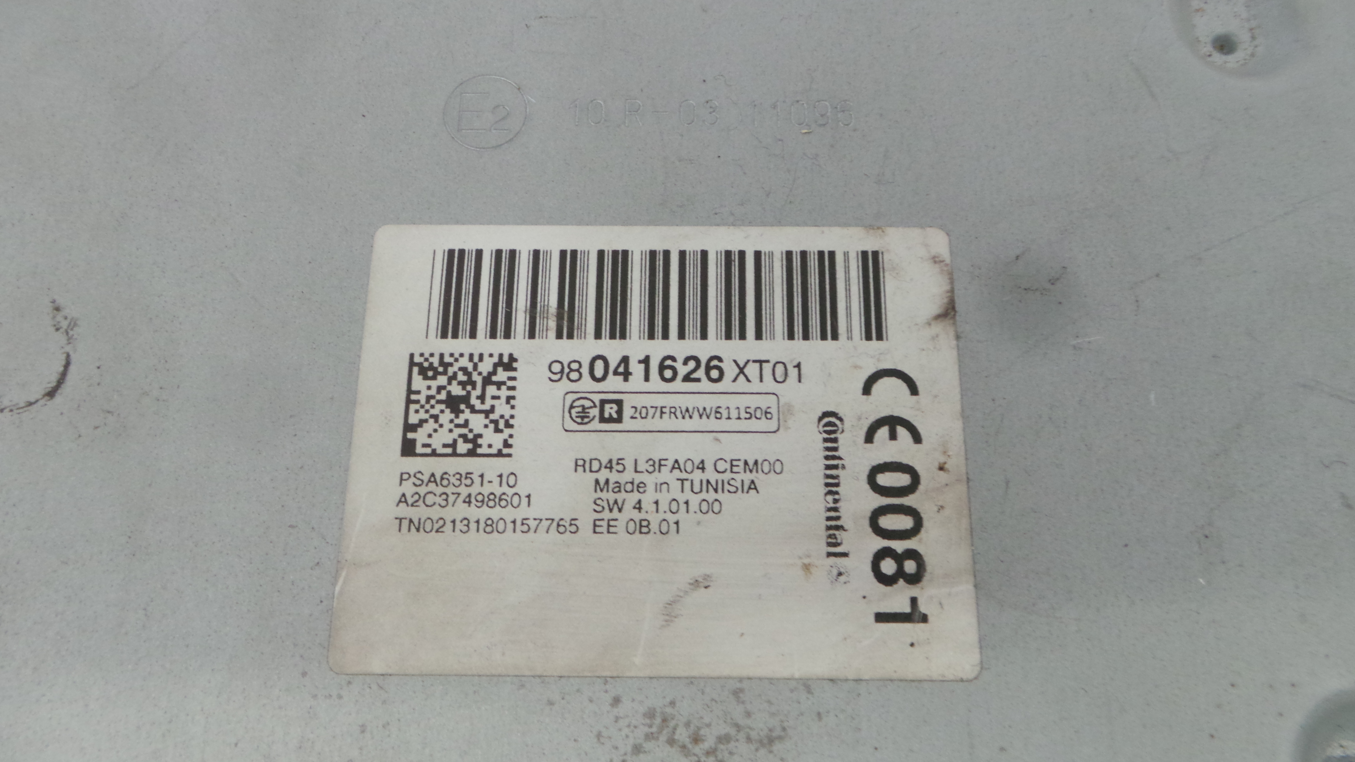 Auto-rádios 98041626XT - CITROËN BERLINGO Caixa/monovolume (B9)-36537741