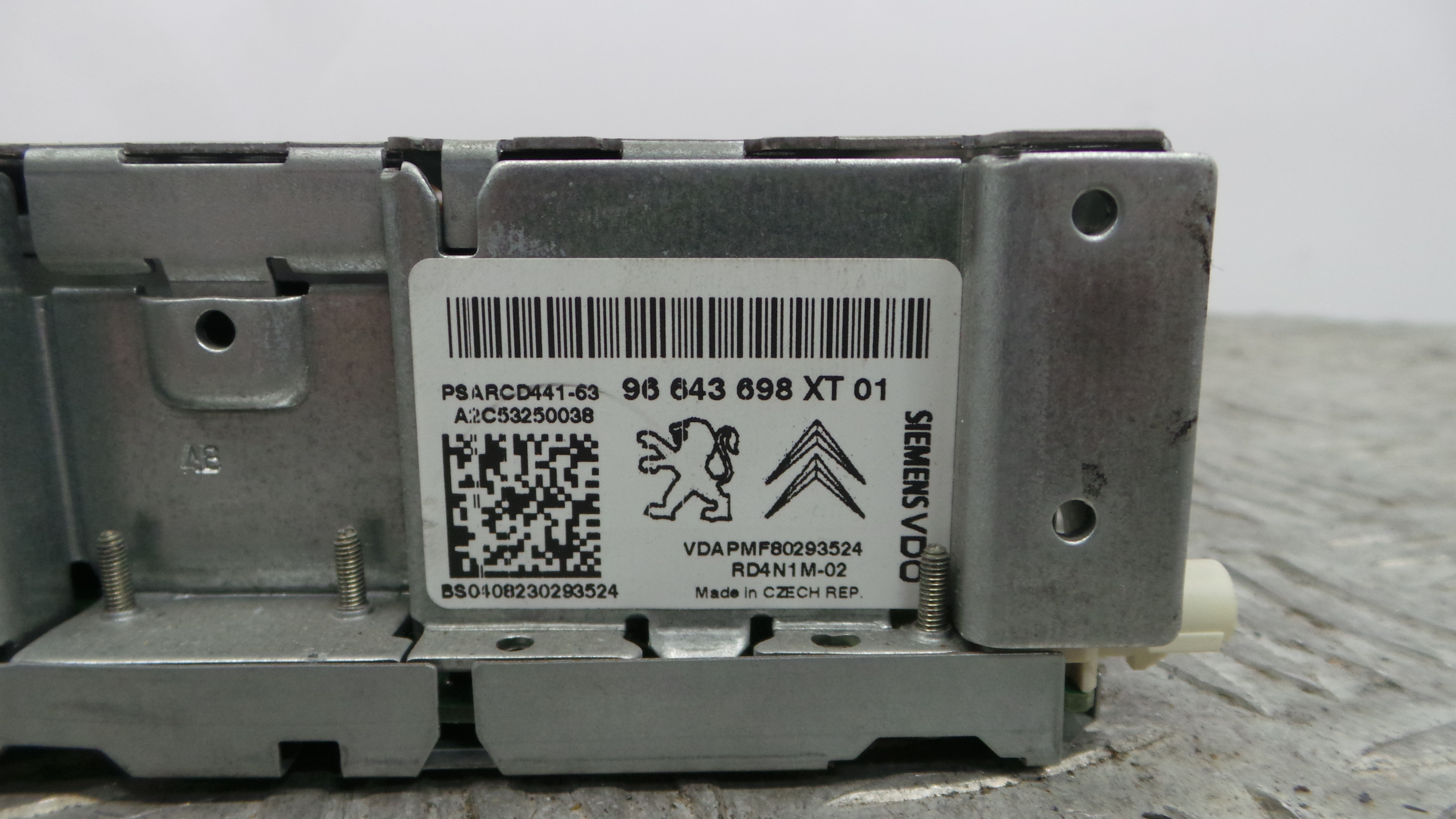 Auto-rádios 96643698XT - PEUGEOT 207 (WA_, WC_), 207/207+ (WA_, WC_)-36537757