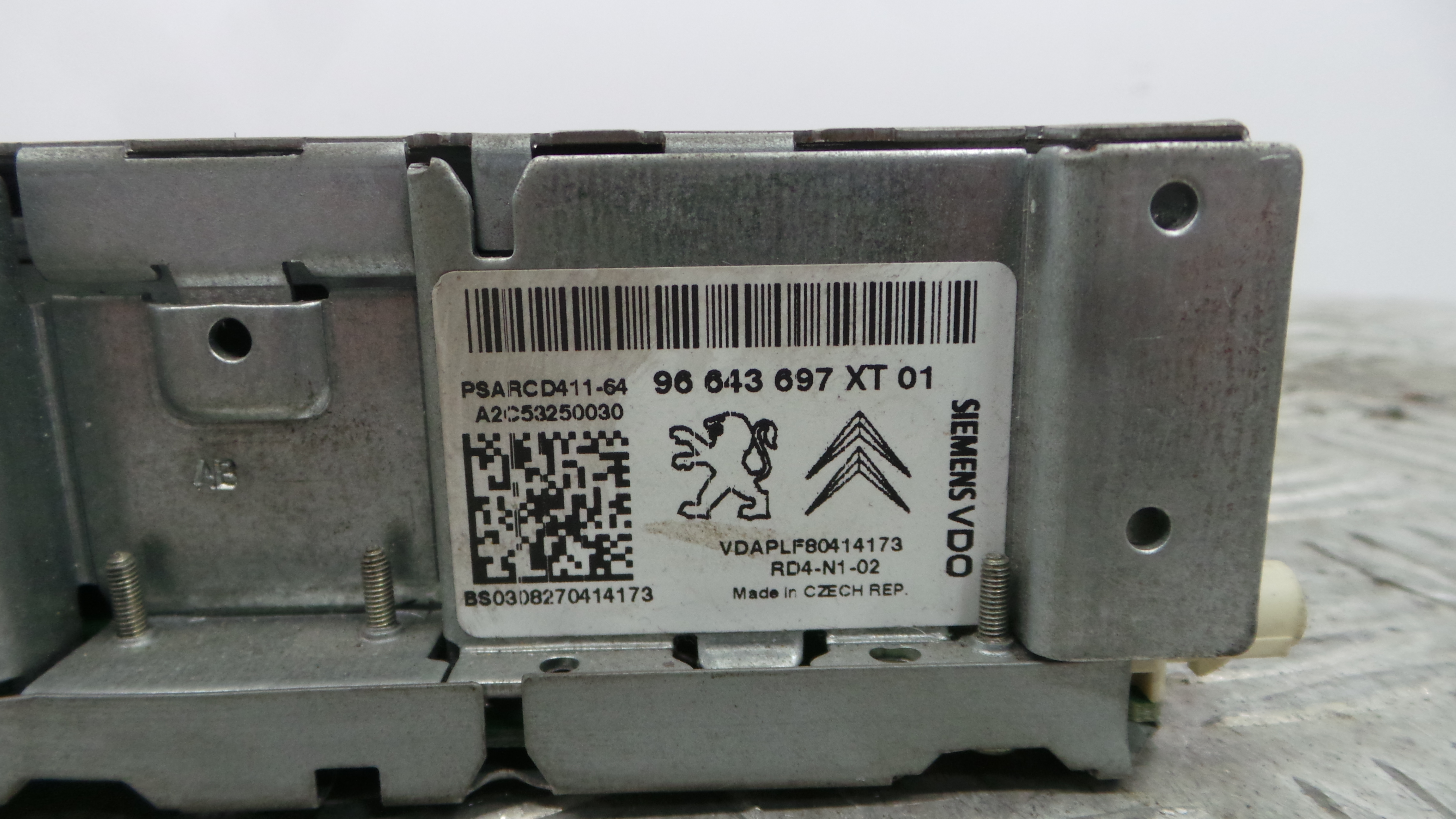 Auto-rádios 96643697XT - PEUGEOT 207 (WA_, WC_), 207/207+ (WA_, WC_)-36537763