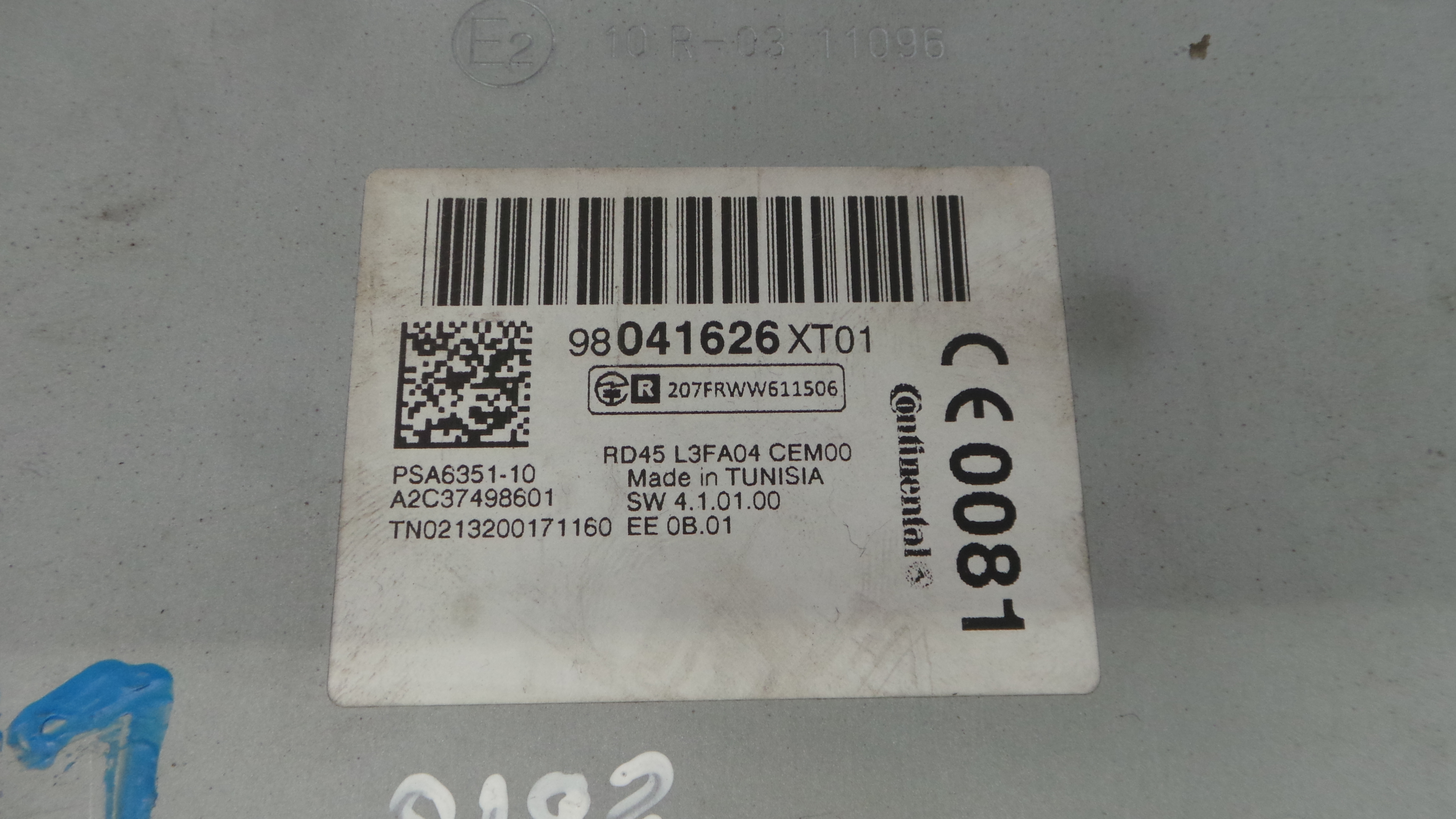 Auto-rádios 98041626XT - CITROËN C3 II (SC_)-36537766