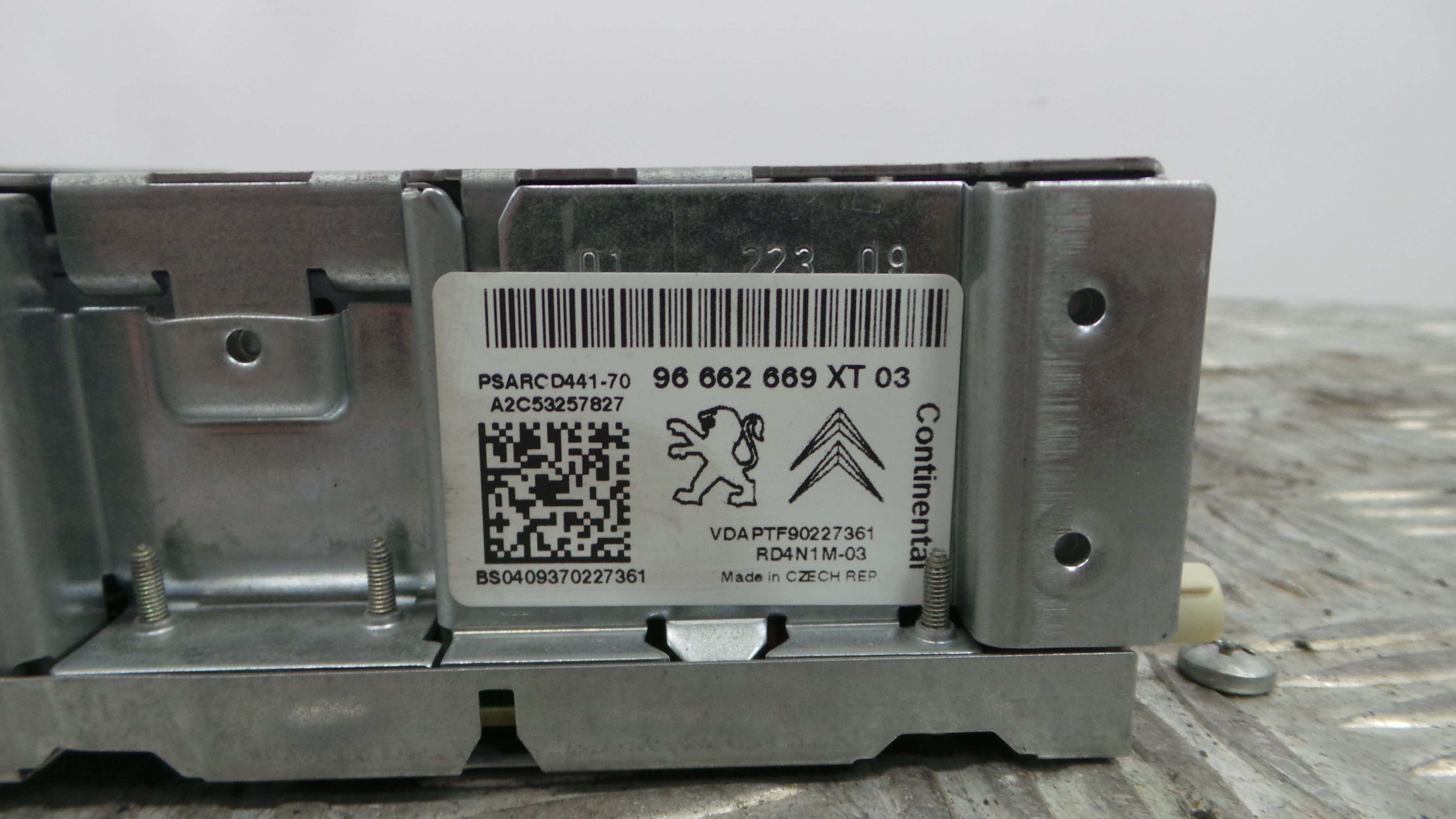 Auto-rádios 96662669XT - PEUGEOT 207 (WA_, WC_), 207/207+ (WA_, WC_)-36537769