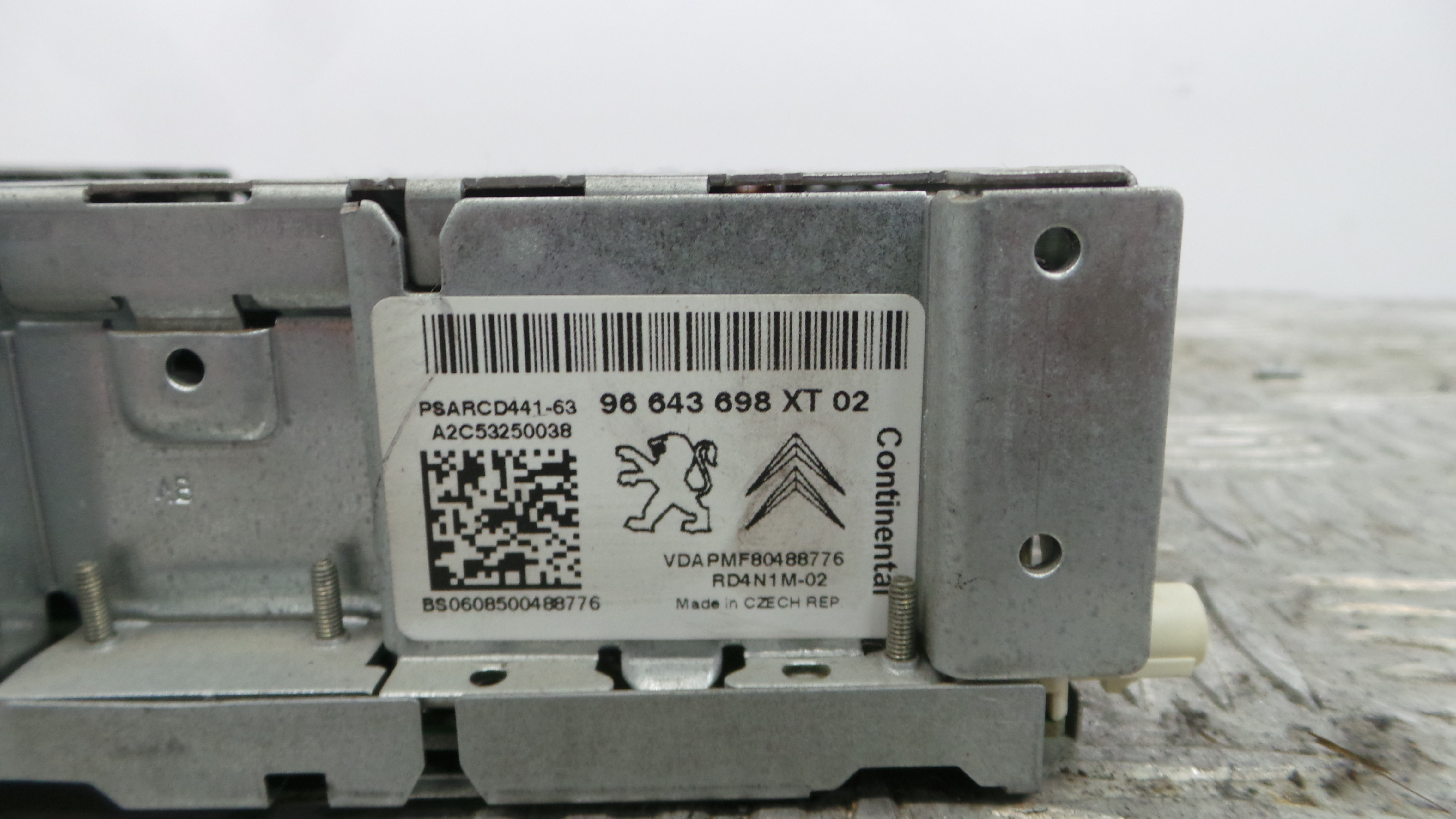 Auto-rádios 96643698XT - PEUGEOT 207 (WA_, WC_), 207/207+ (WA_, WC_)-36537772