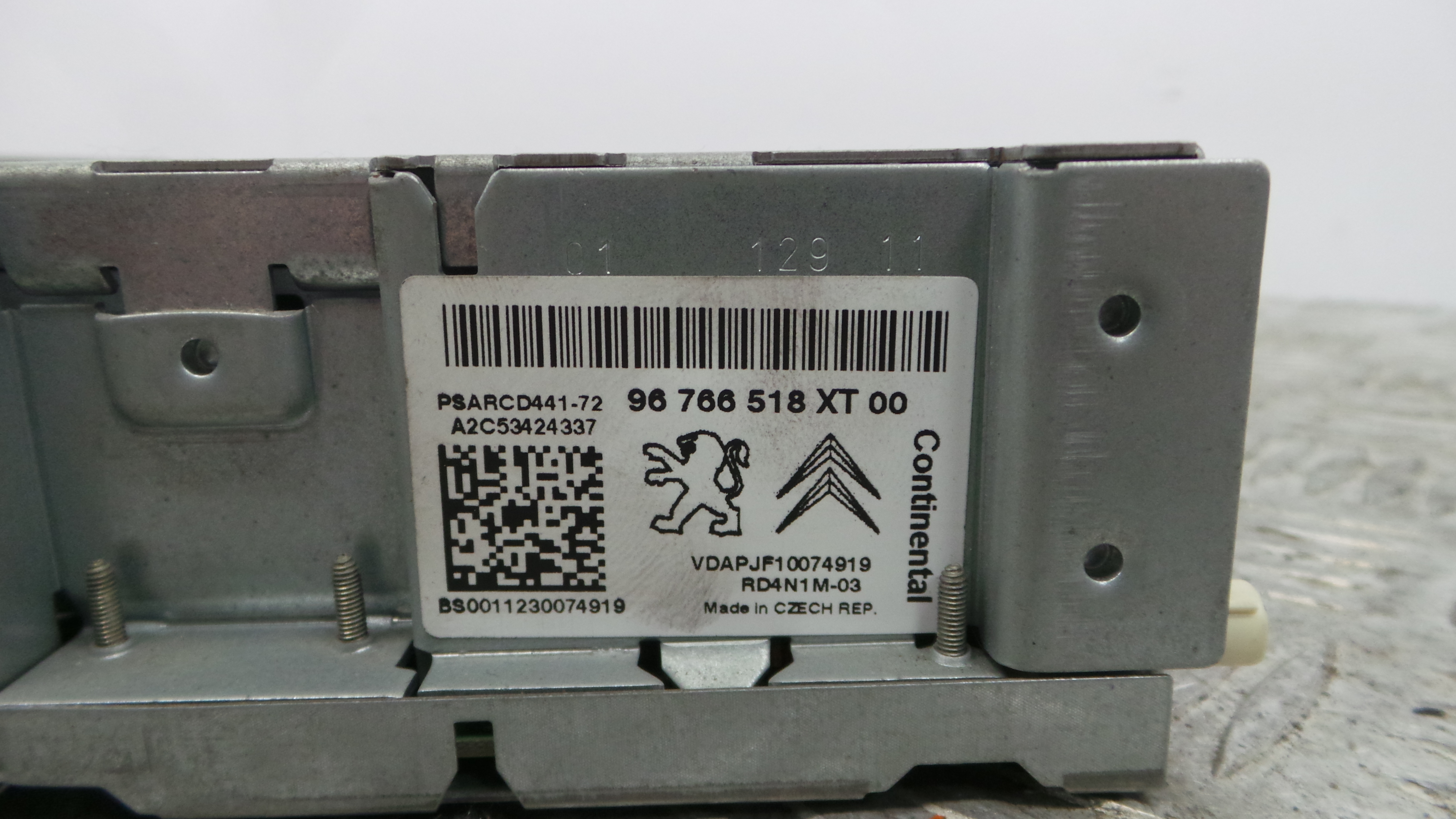 Auto-rádios 96766518XT - CITROËN C3 II (SC_)-36537775