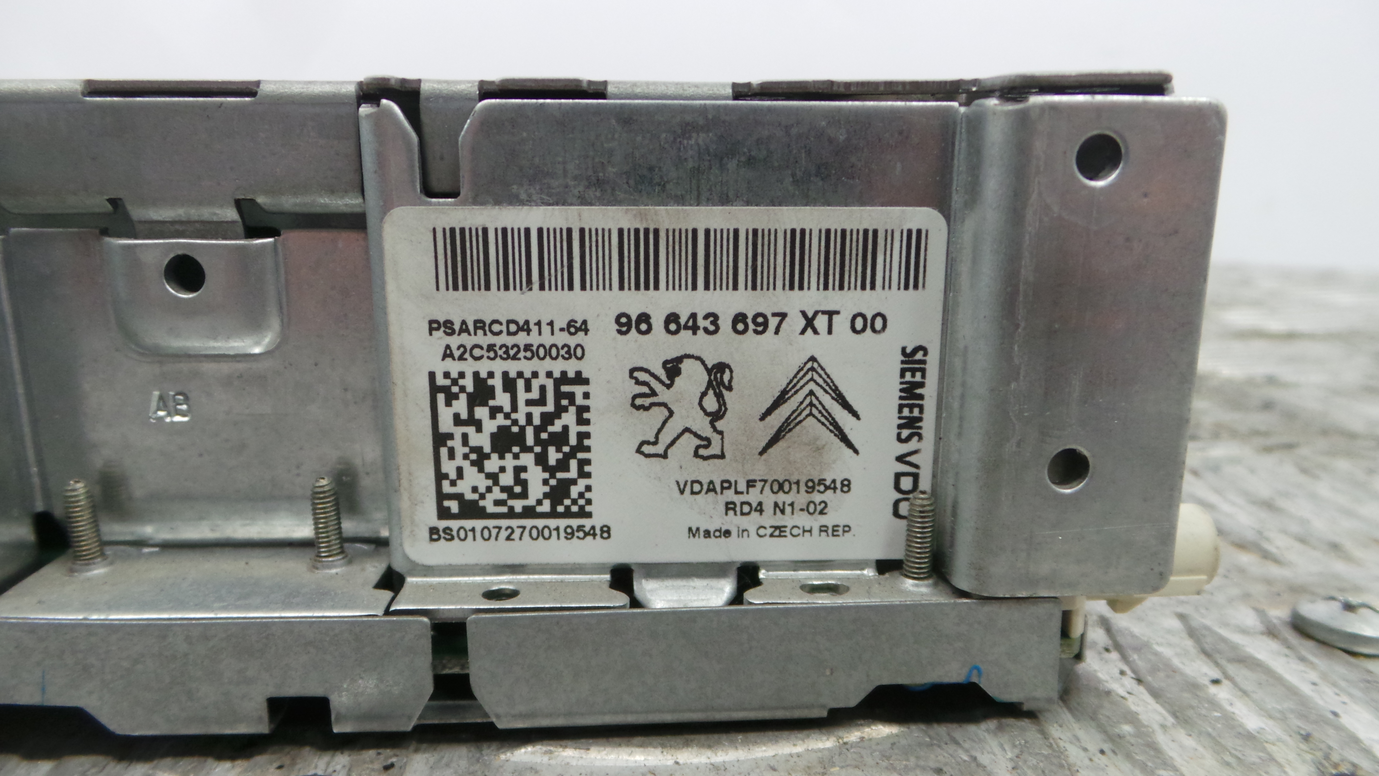 Auto-rádios 96643697XT - PEUGEOT 207 (WA_, WC_), 207/207+ (WA_, WC_)-36537785