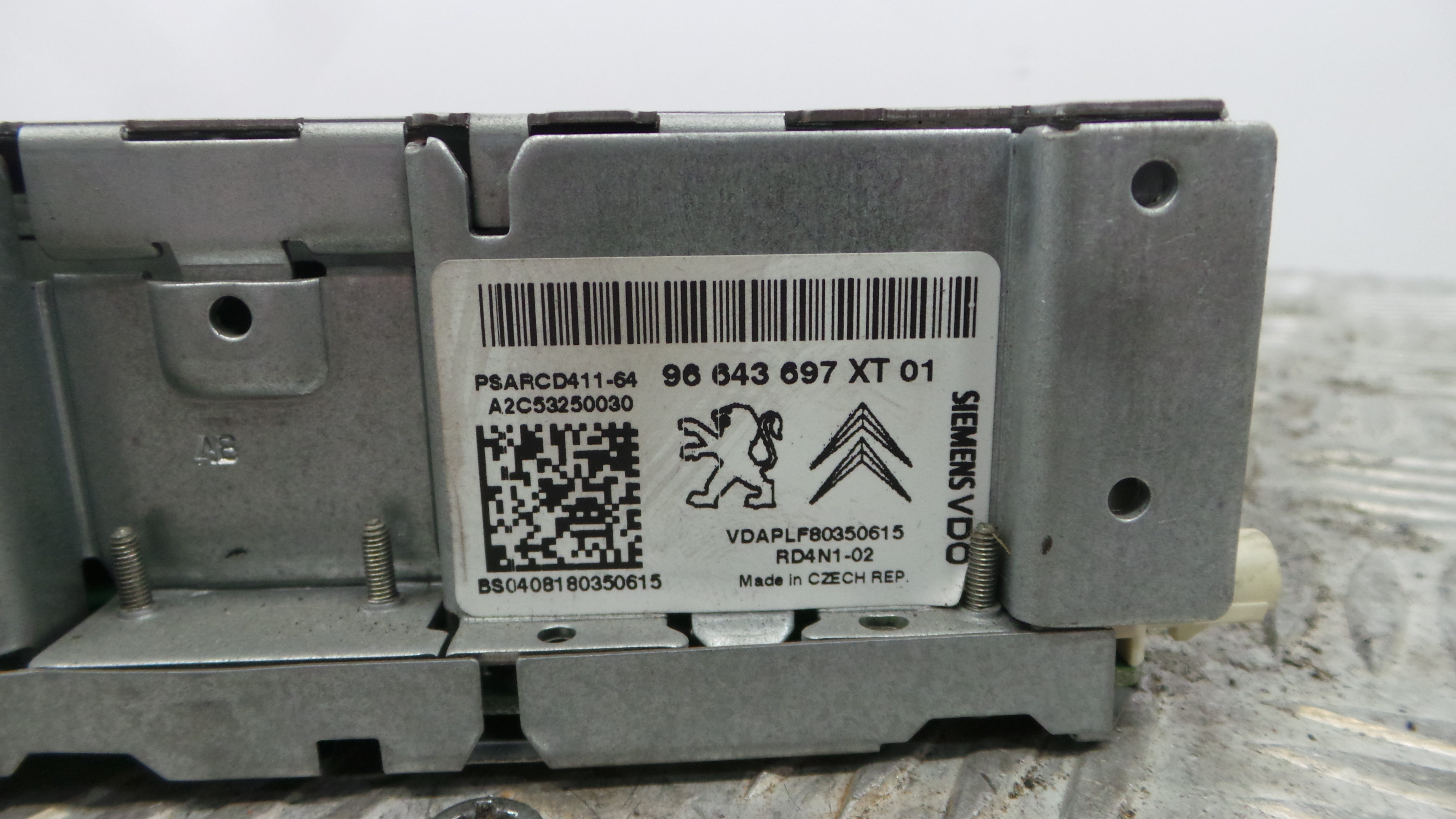 Auto-rádios 96643697XT - PEUGEOT 207 (WA_, WC_), 207/207+ (WA_, WC_)-36537788