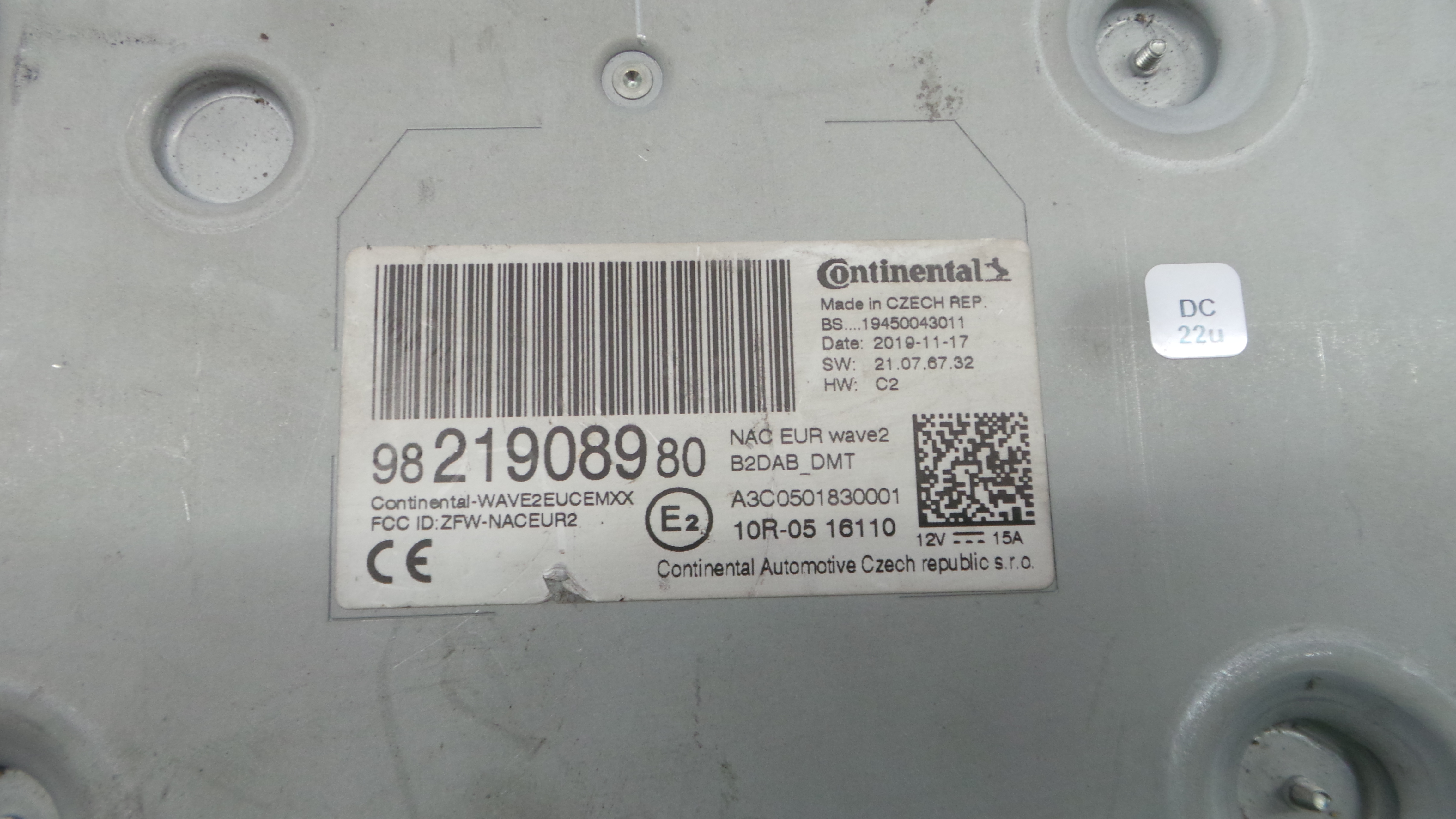 Auto-rádios 9821908980 - PEUGEOT 308 II (LB_, LP_, LW_, LH_, L3_)-36537805