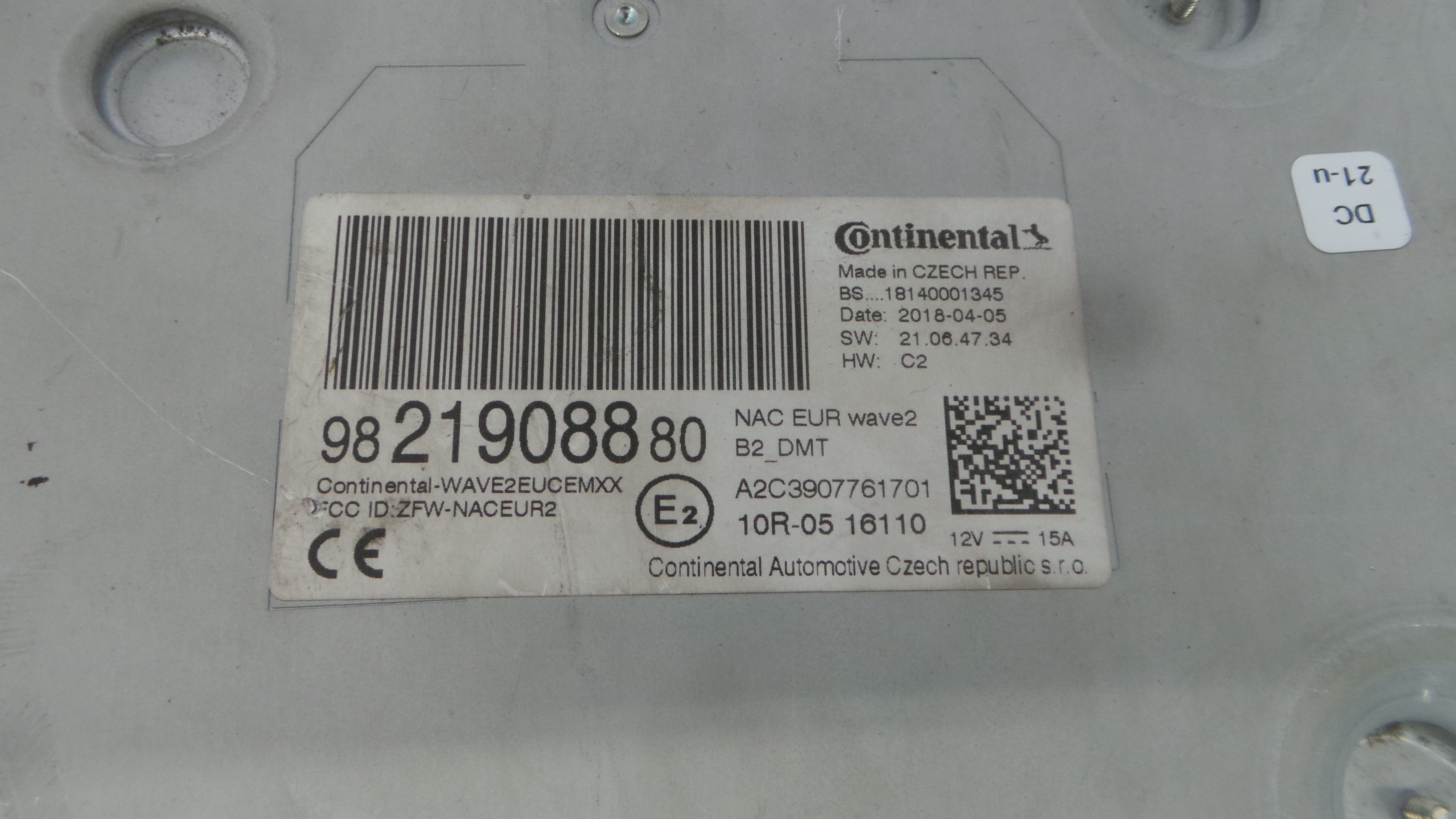 Auto-rádios 9821908880 - CITROËN C3 / C3 ORIGIN III (SX)-36537833