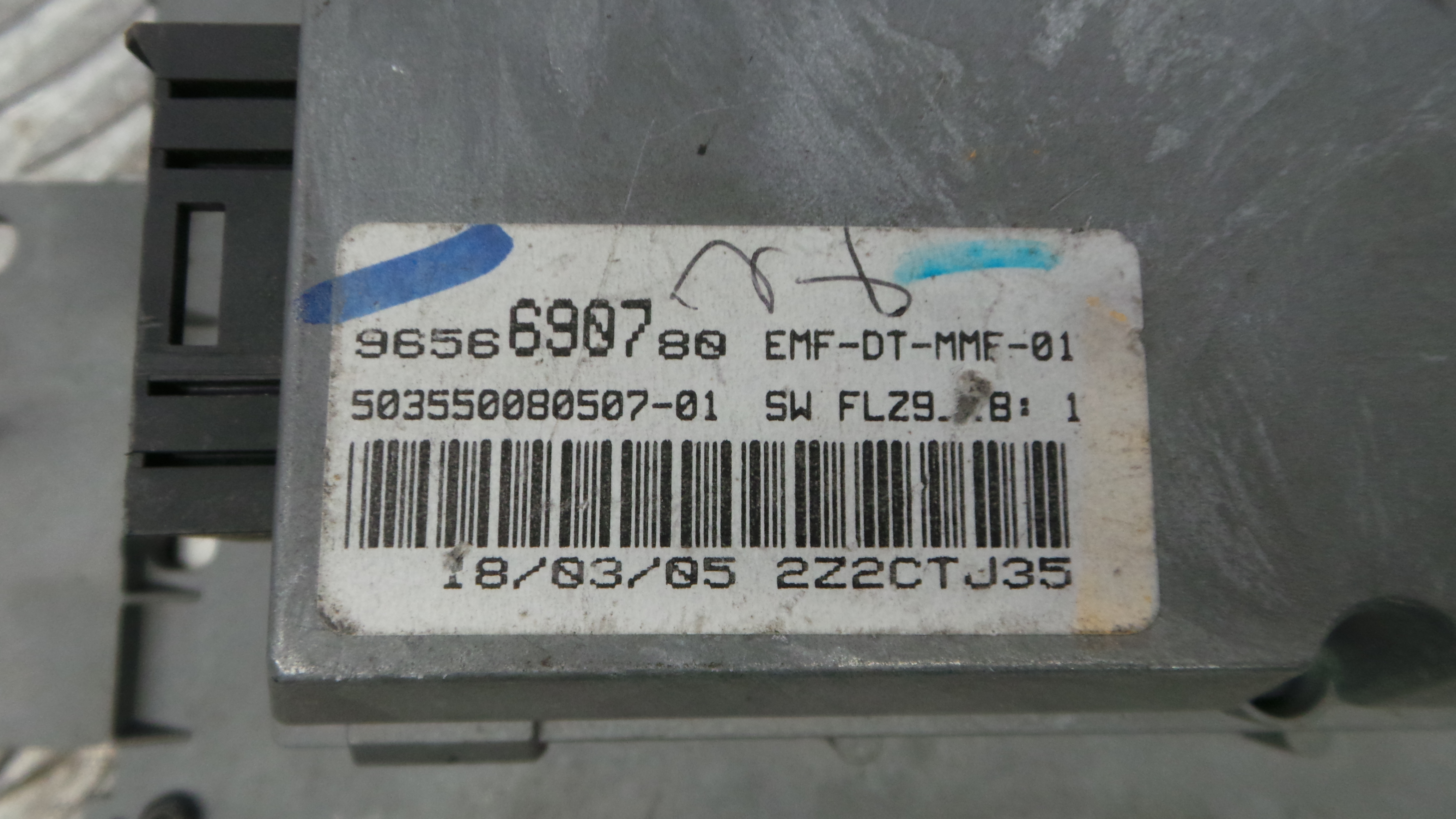 Display do Ar Condicionado / Rádio / GPS / DVD 9656690780 - PEUGEOT 407 (6D_)-36538076