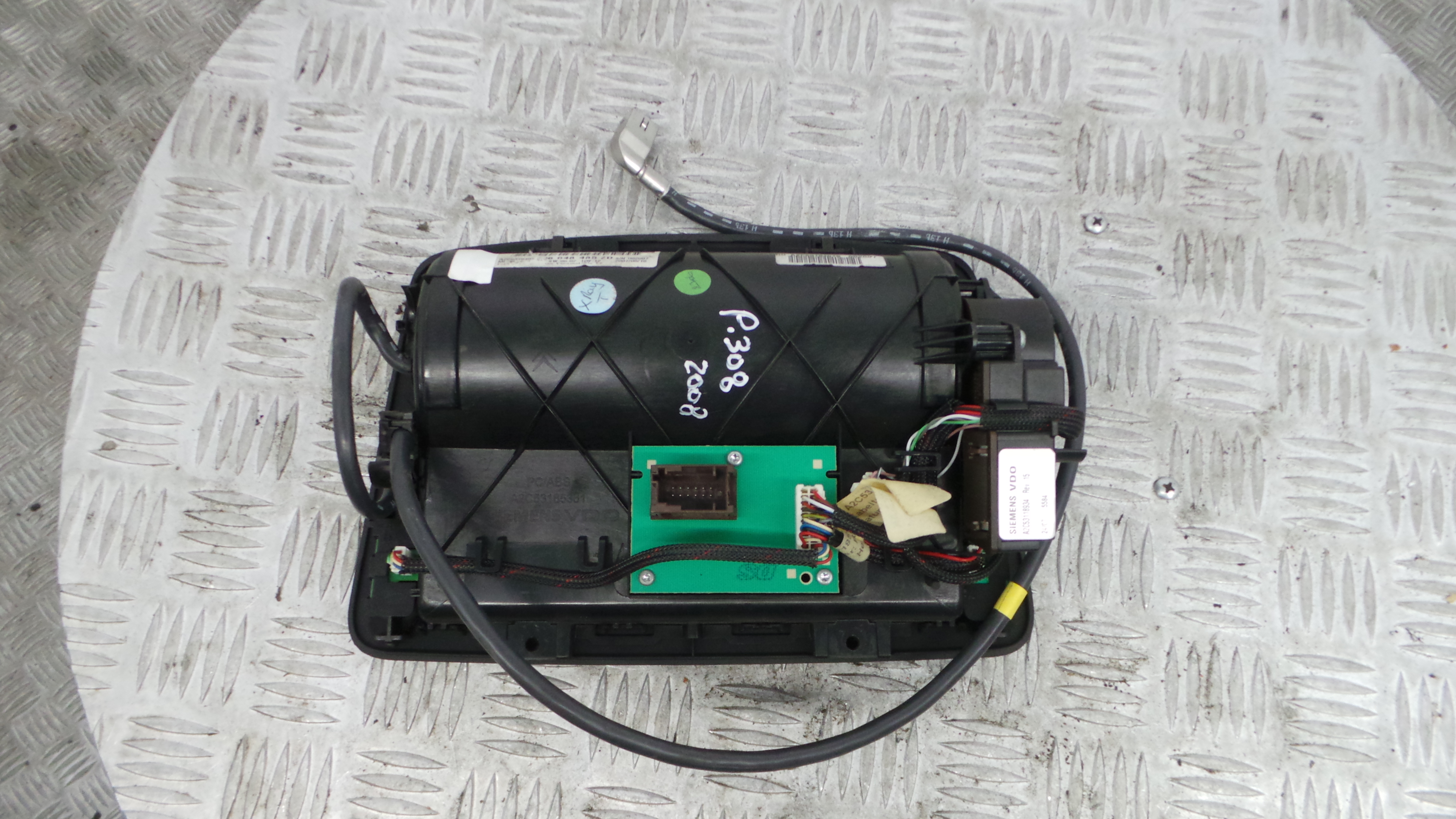 Display do Ar Condicionado / Rádio / GPS / DVD 96648485ZD - PEUGEOT 308 I (4A_, 4C_)-36538096