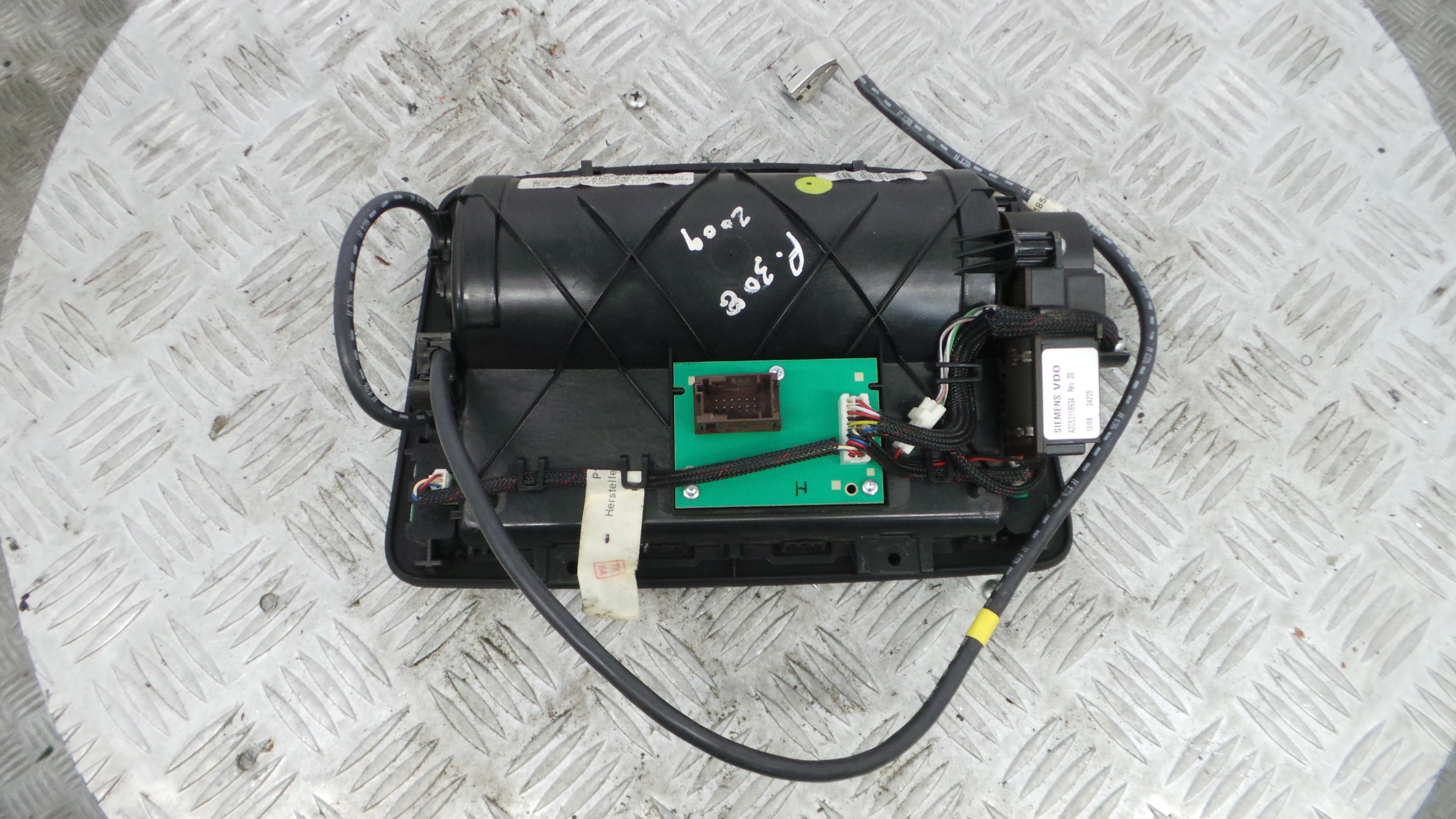 Display do Ar Condicionado / Rádio / GPS / DVD 96650242ZD - PEUGEOT 308 I (4A_, 4C_)-36538100