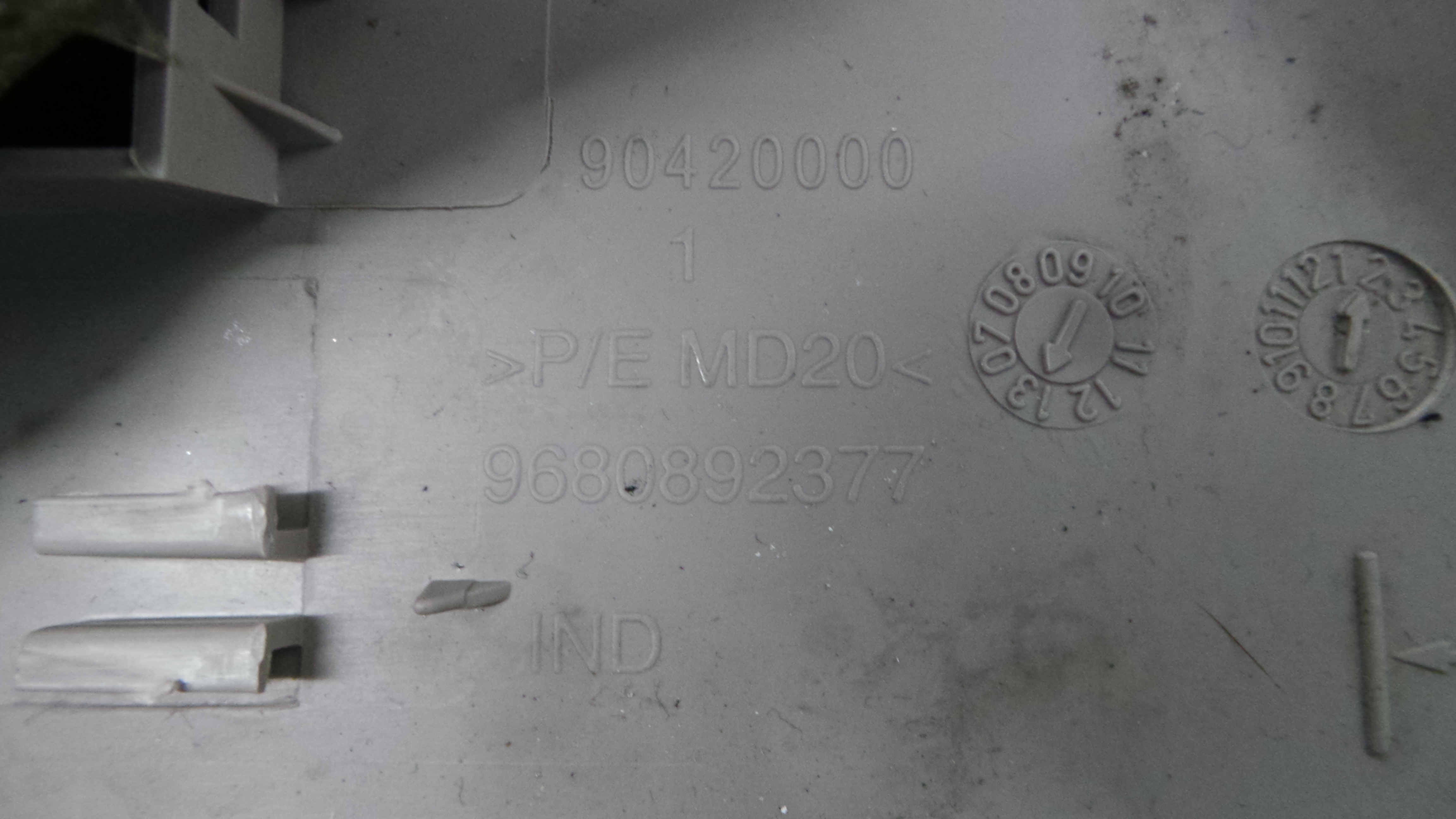 Plafonier Teto 9680892377 - CITROËN BERLINGO Caixa/monovolume (B9)-36538478