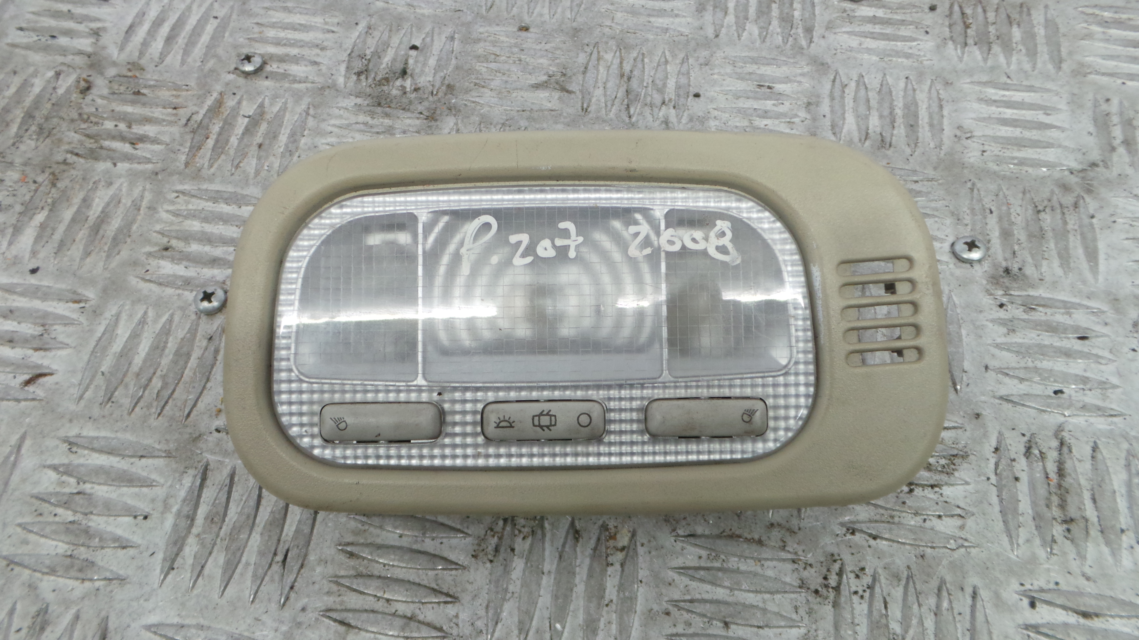 Plafonier Teto 9653776177 - PEUGEOT 207 (WA_, WC_), 207/207+ (WA_, WC_)-36542834