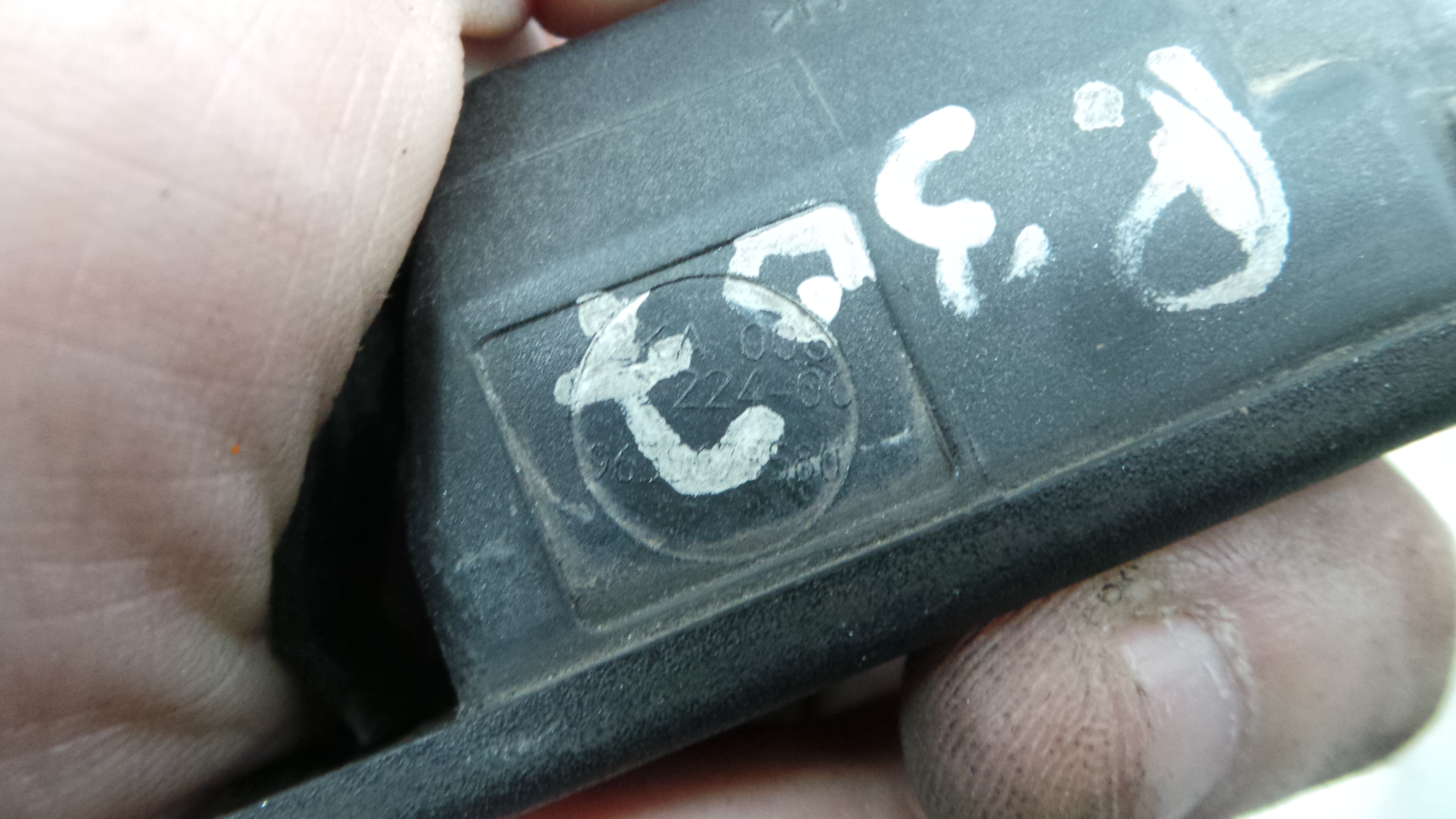 Luz de Matricula 9635678580 - PEUGEOT 307 (3A/C)-36546875