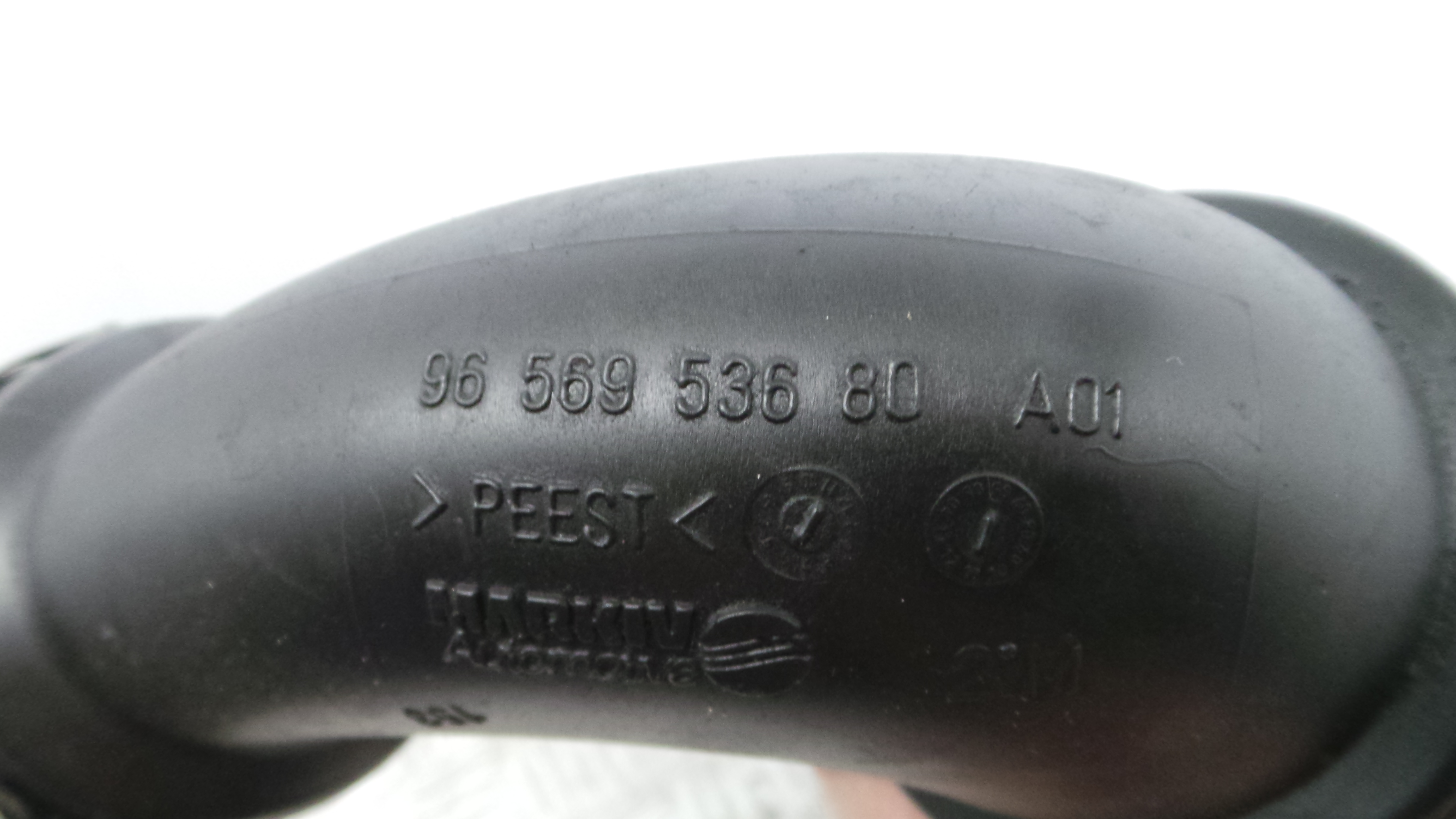 Tubo Intercooler 9656953680 - PEUGEOT 207 (WA_, WC_), 207/207+ (WA_, WC_)-36547532