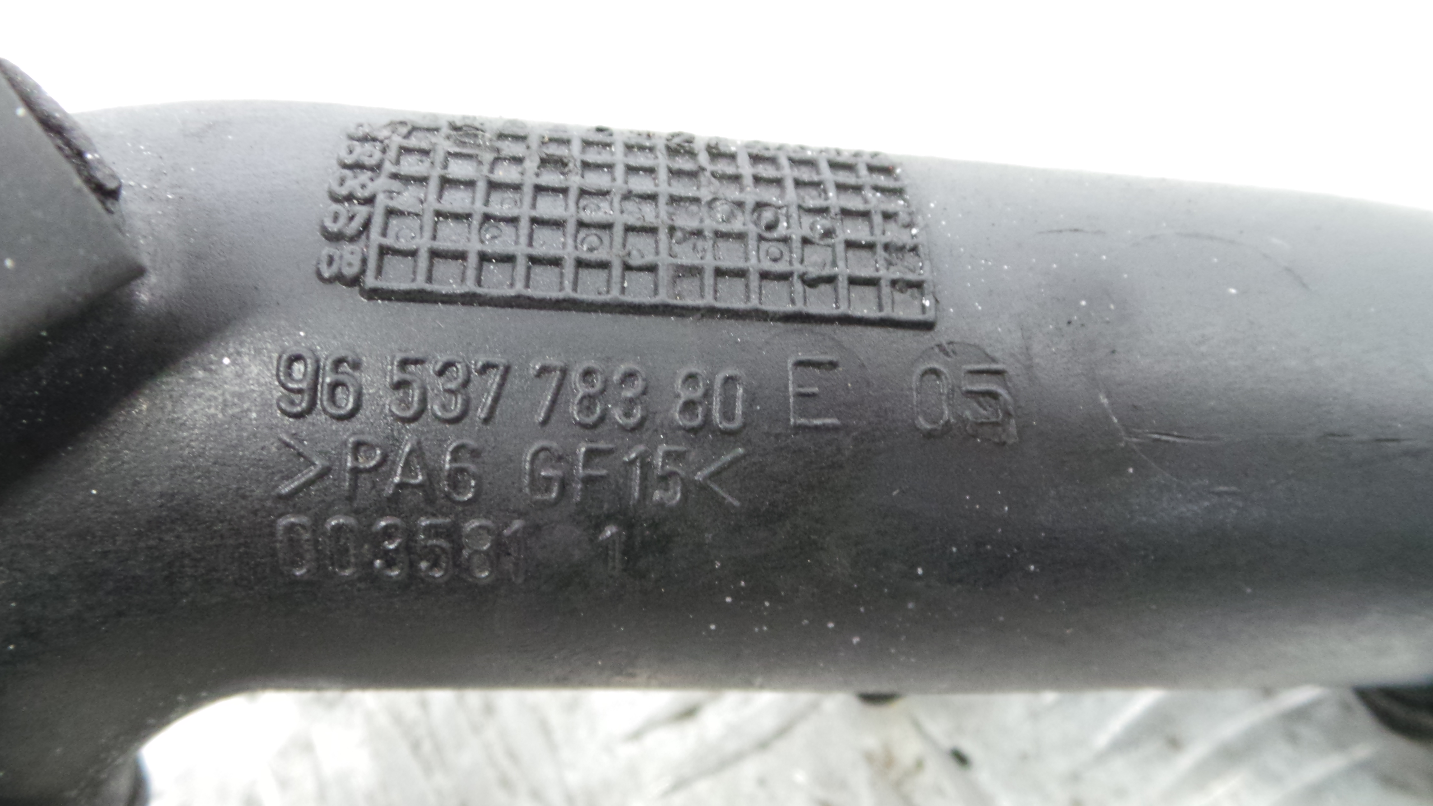 Tubo Intercooler 9653778380 - PEUGEOT 207 (WA_, WC_), 207/207+ (WA_, WC_)-36552186