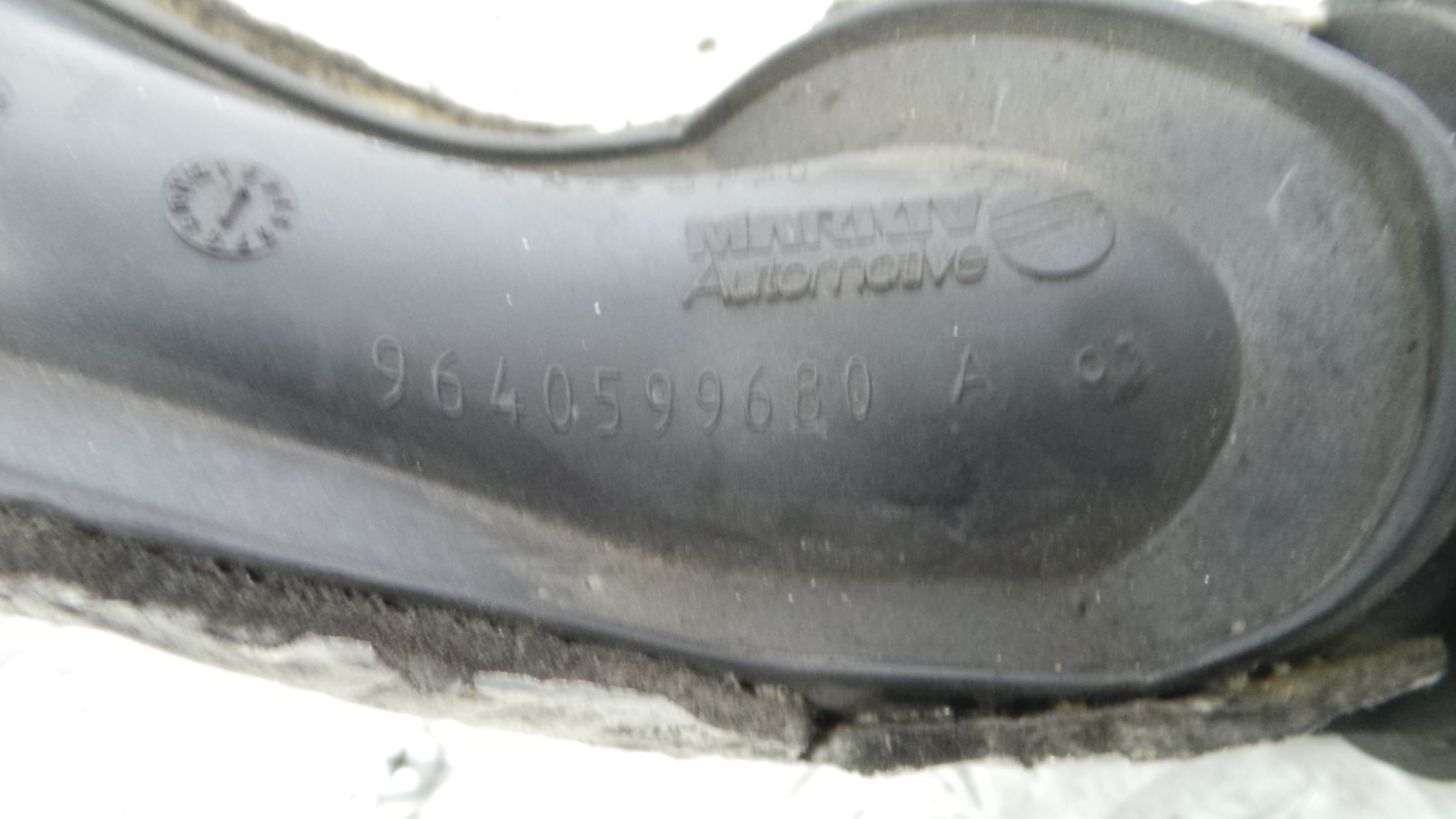 Tubo Intercooler 9640598280 - PEUGEOT 307 (3A/C)-36552228