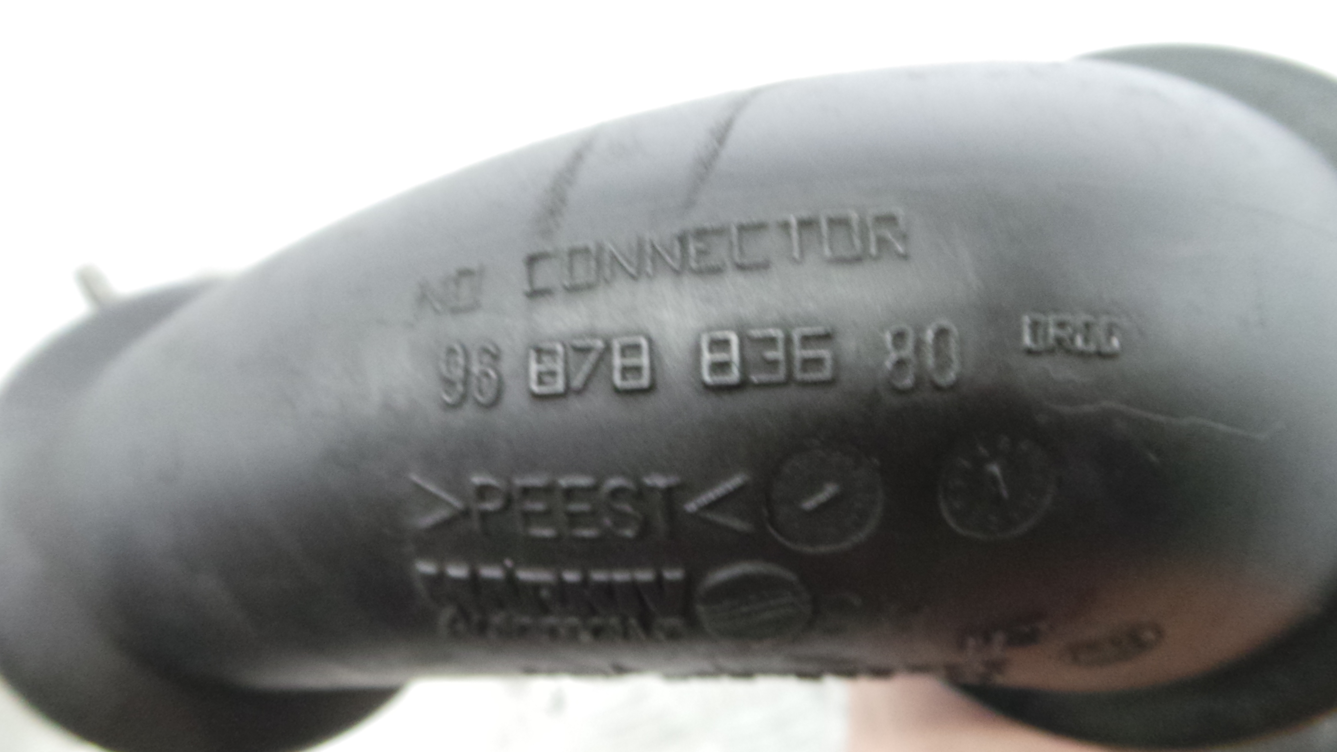 Tubo Intercooler 9687883680 - PEUGEOT 207 (WA_, WC_), 207/207+ (WA_, WC_)-36552417