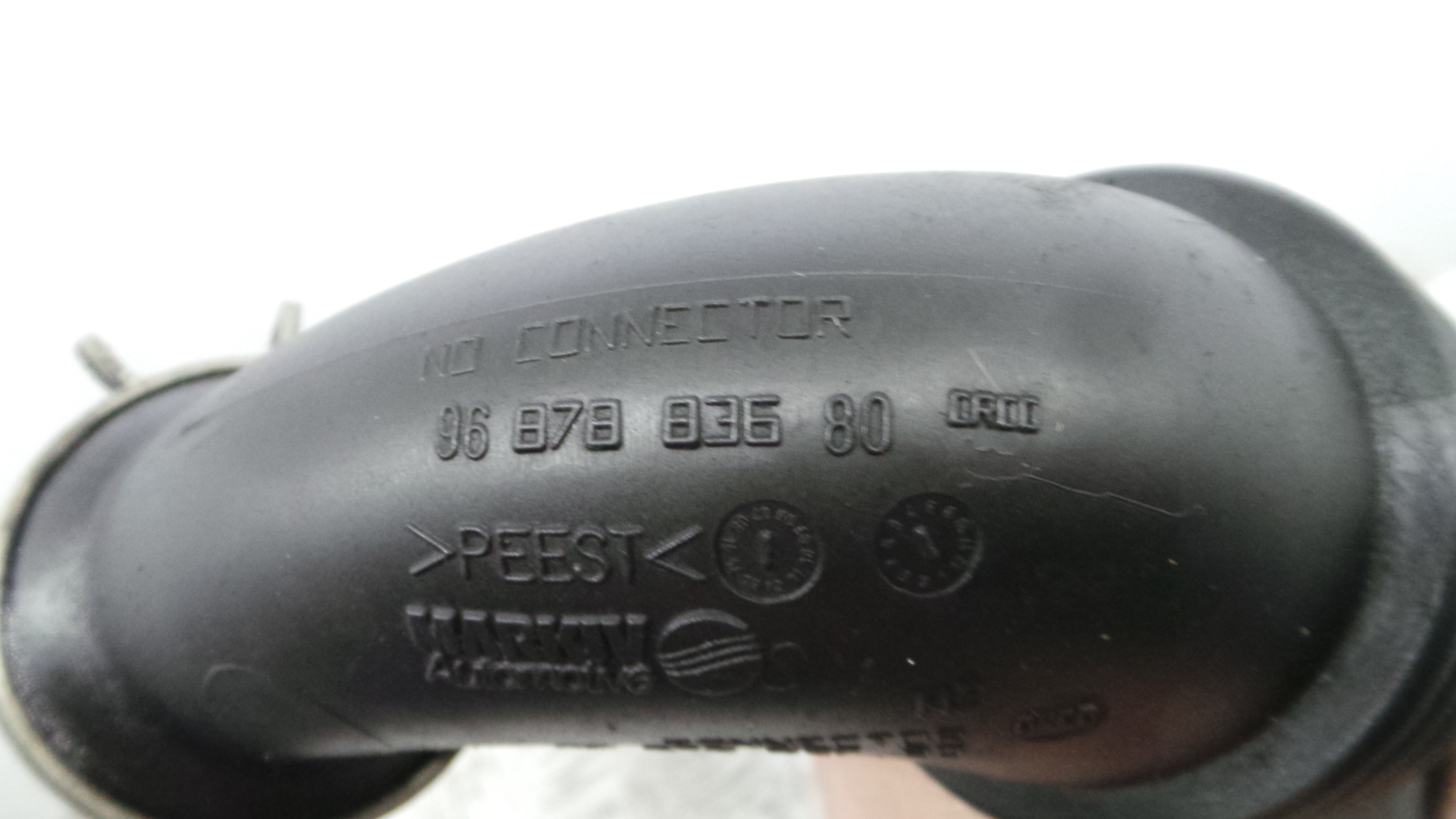 Tubo Intercooler 9687883680 - PEUGEOT 308 I (4A_, 4C_)-36554047