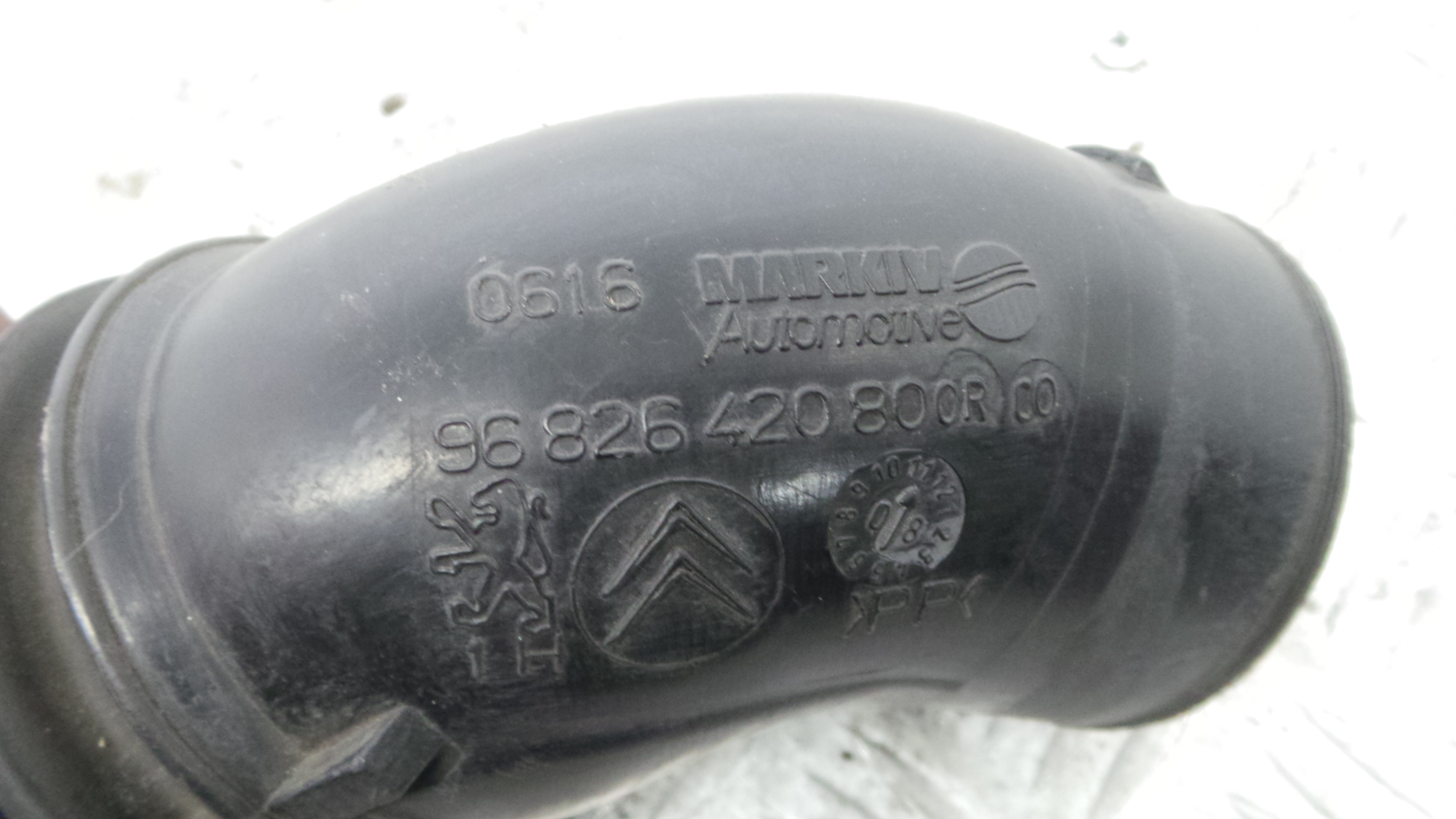 Tubo Caixa Filtro Ar 9682642080 - PEUGEOT 207 (WA_, WC_), 207/207+ (WA_, WC_)-36554172