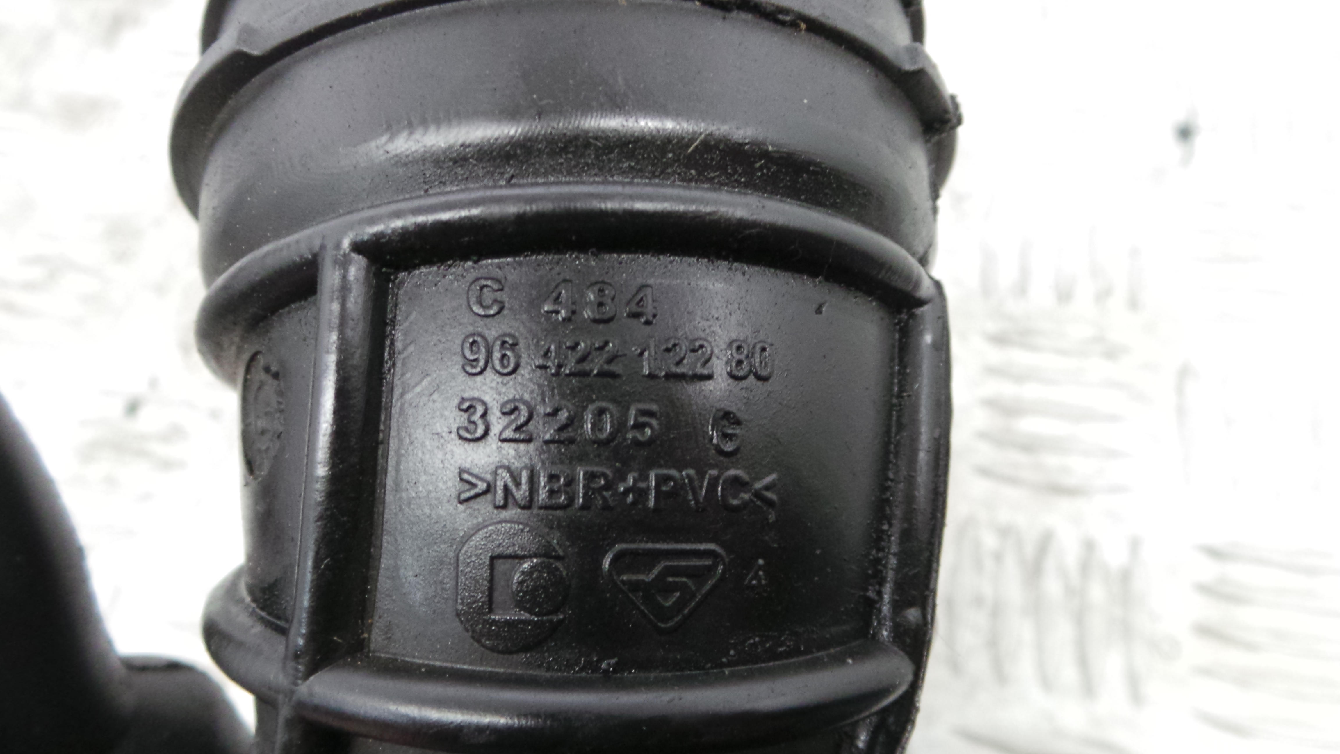 Tubo Intercooler 9642212280 - PEUGEOT 207 (WA_, WC_), 207/207+ (WA_, WC_)-36554776