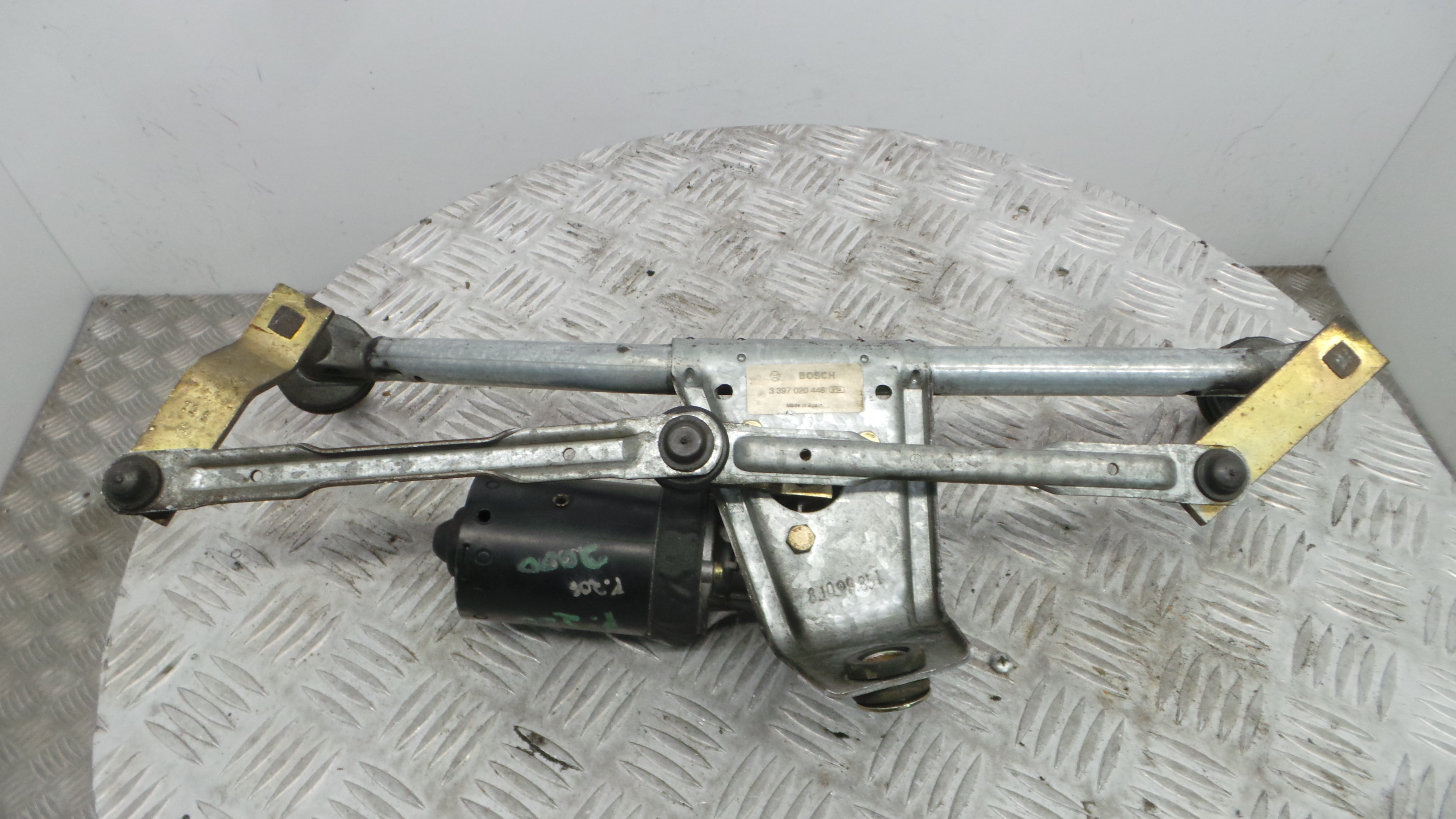 Motor Limpa Vidros Frente  3397020446 - PEUGEOT 206 Hatchback (2A/C)-36562259