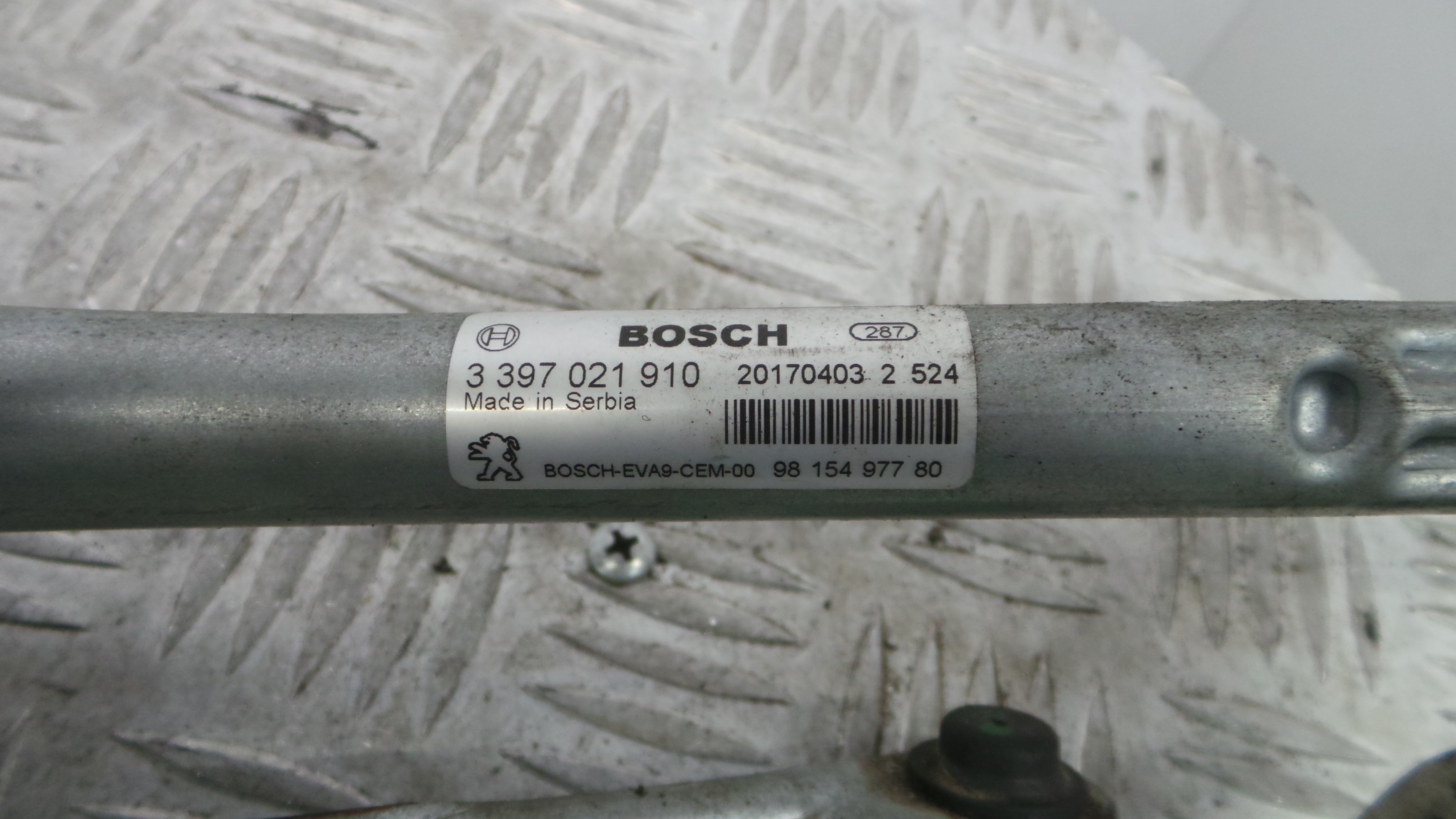 Motor Limpa Vidros Frente 9815497780 - PEUGEOT 208 I (CA_, CC_)-36562266