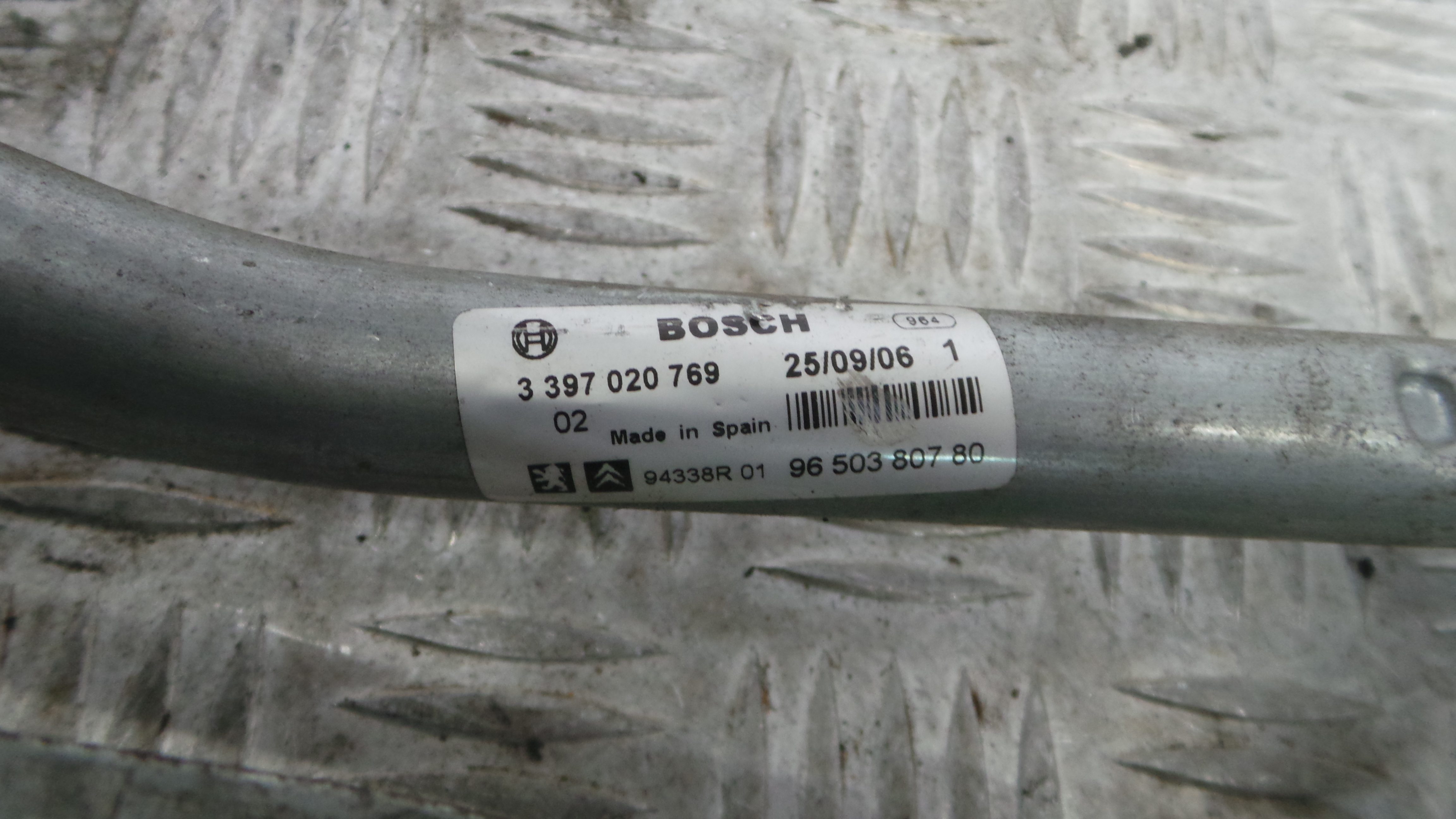 Motor Limpa Vidros Frente 9650380780 - PEUGEOT 207 (WA_, WC_), 207/207+ (WA_, WC_)-36562278