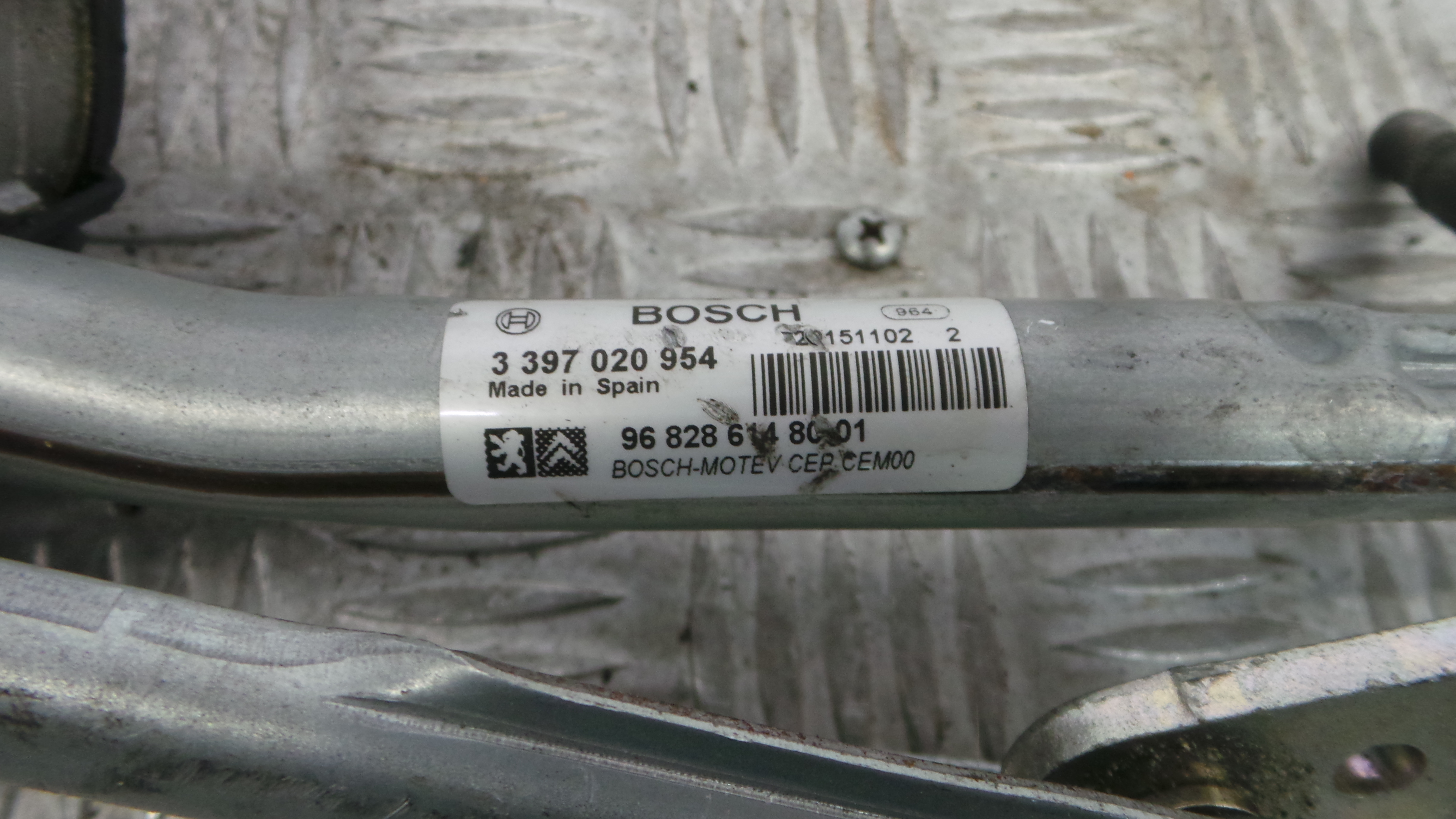 Motor Limpa Vidros Frente 9682861480 - CITROËN BERLINGO Caixa/monovolume (B9)-36563028