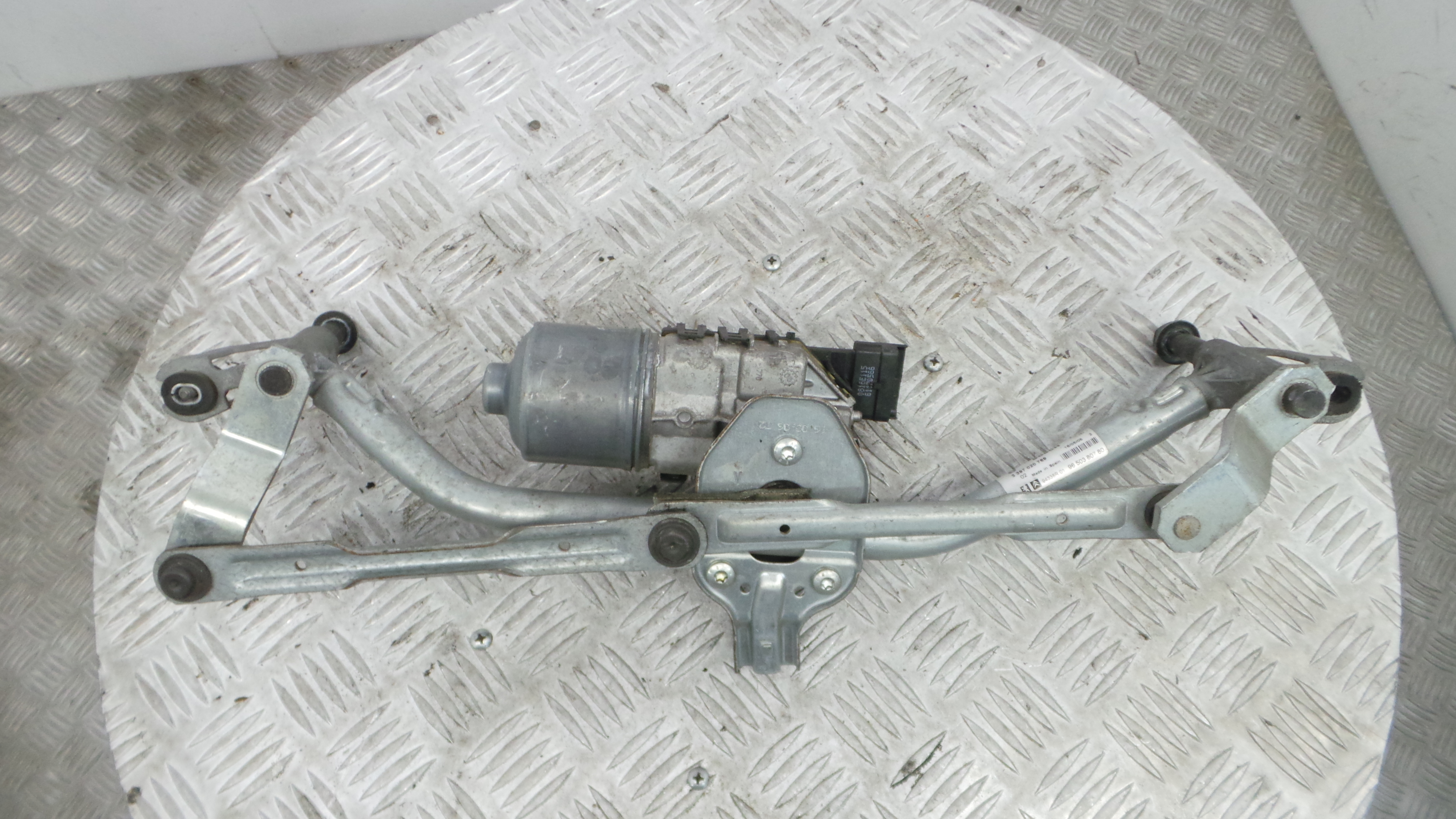 Motor Limpa Vidros Frente 9650380780 - PEUGEOT 207 (WA_, WC_), 207/207+ (WA_, WC_)-36563042