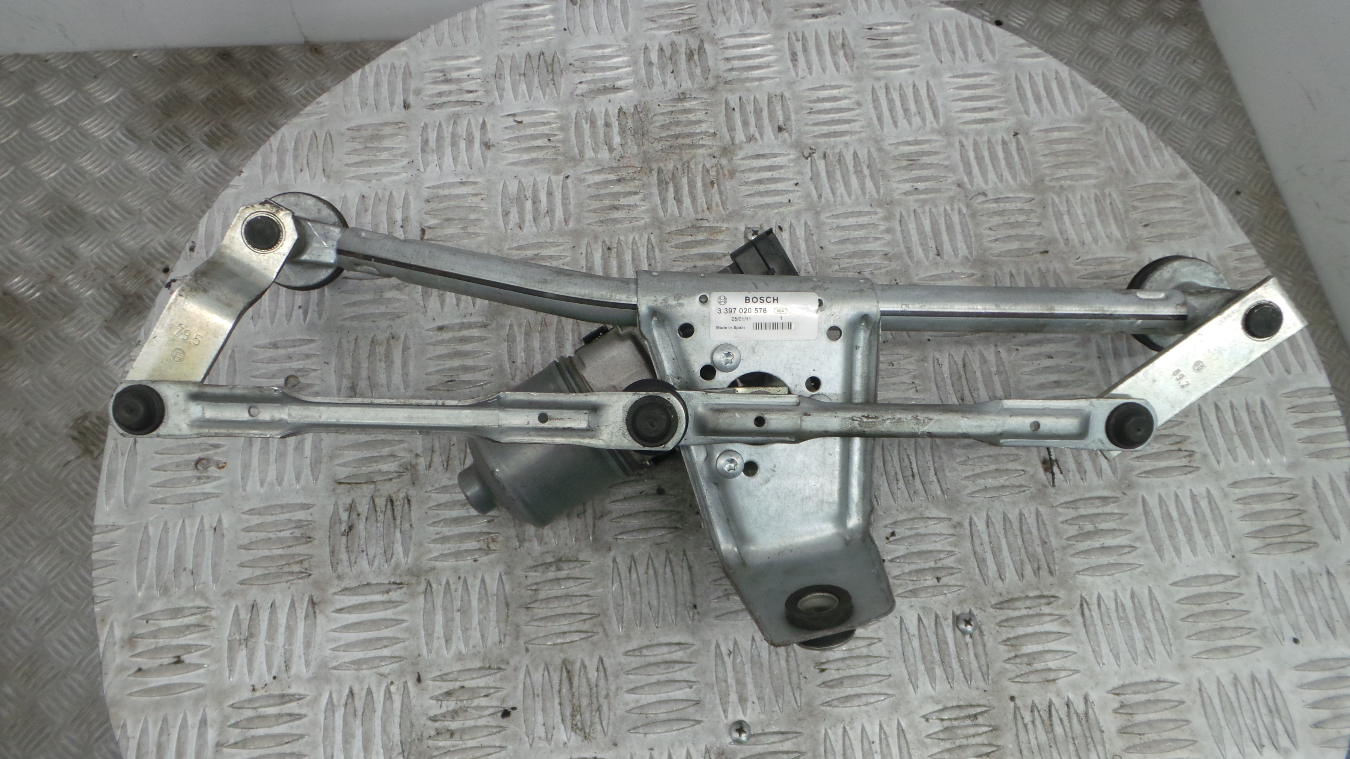 Motor Limpa Vidros Frente 3397020578 - PEUGEOT 206+ (2L_, 2M_)-36563117