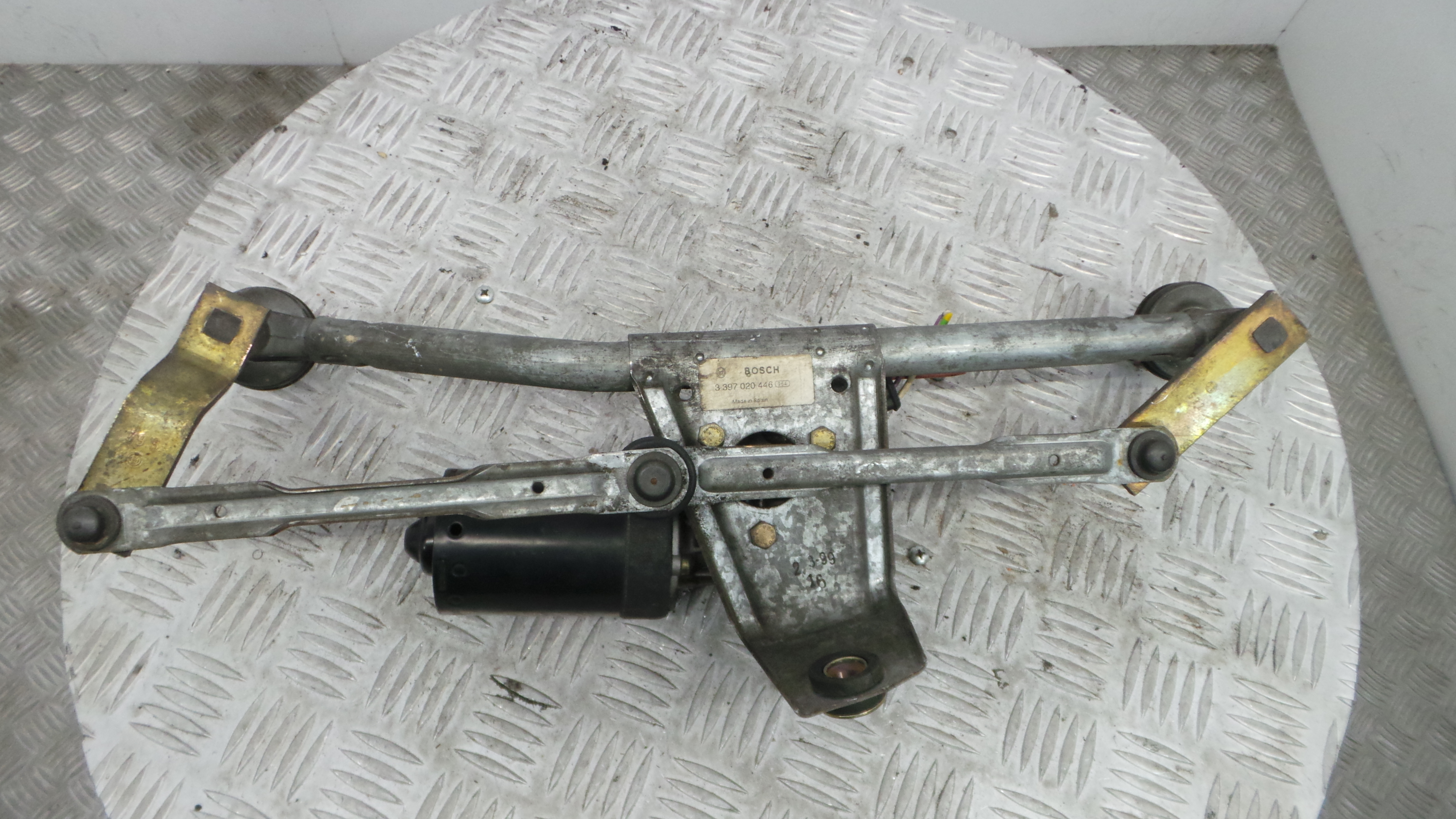 Motor Limpa Vidros Frente 3397020446 - PEUGEOT 206 Hatchback (2A/C)-36563124