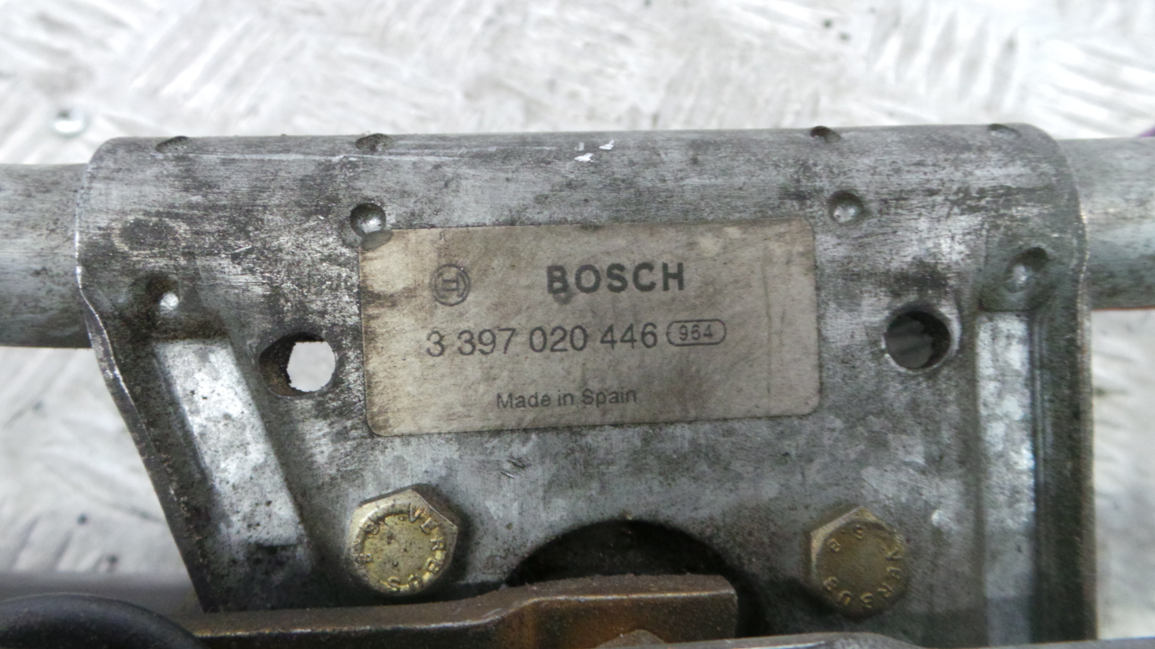 Motor Limpa Vidros Frente 3397020446 - PEUGEOT 206 Hatchback (2A/C)-36563124