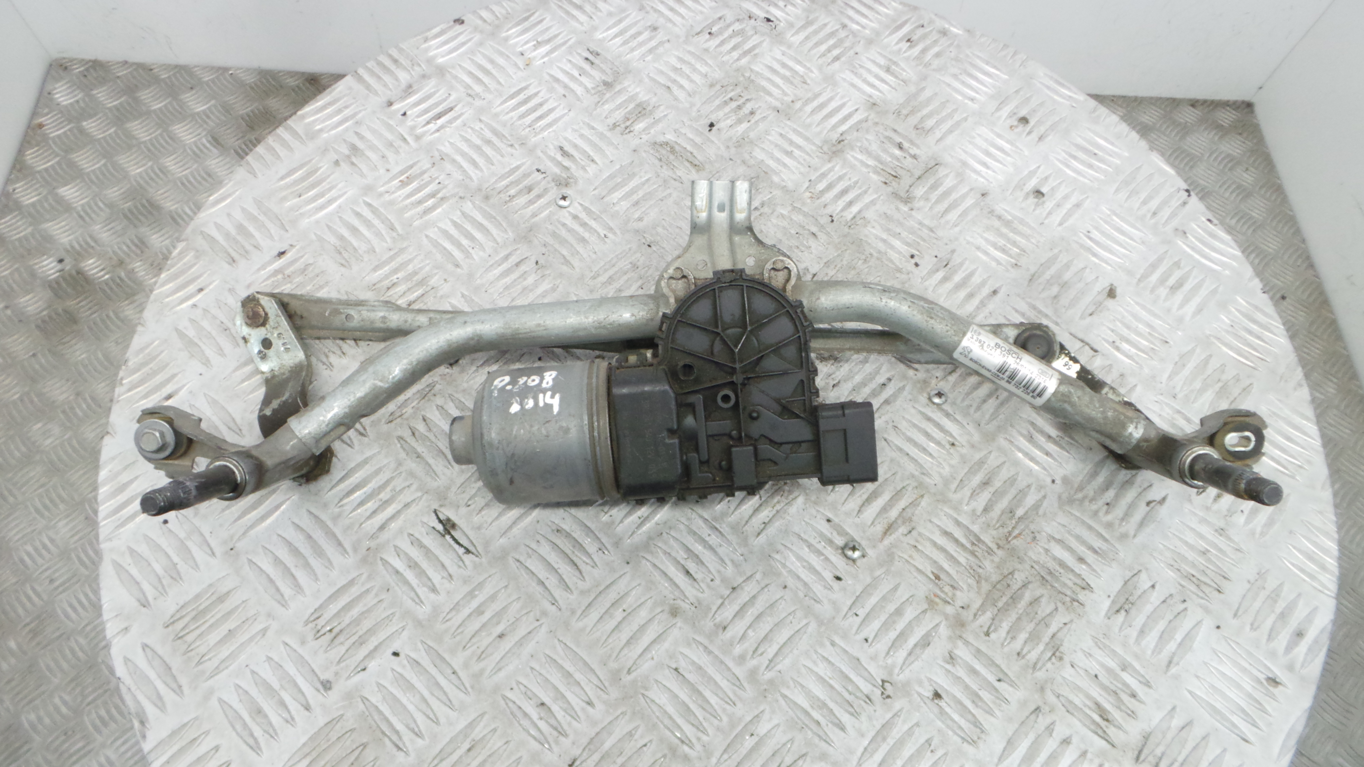 Motor Limpa Vidros Frente  9673222580 - PEUGEOT 208 I (CA_, CC_)-36563128