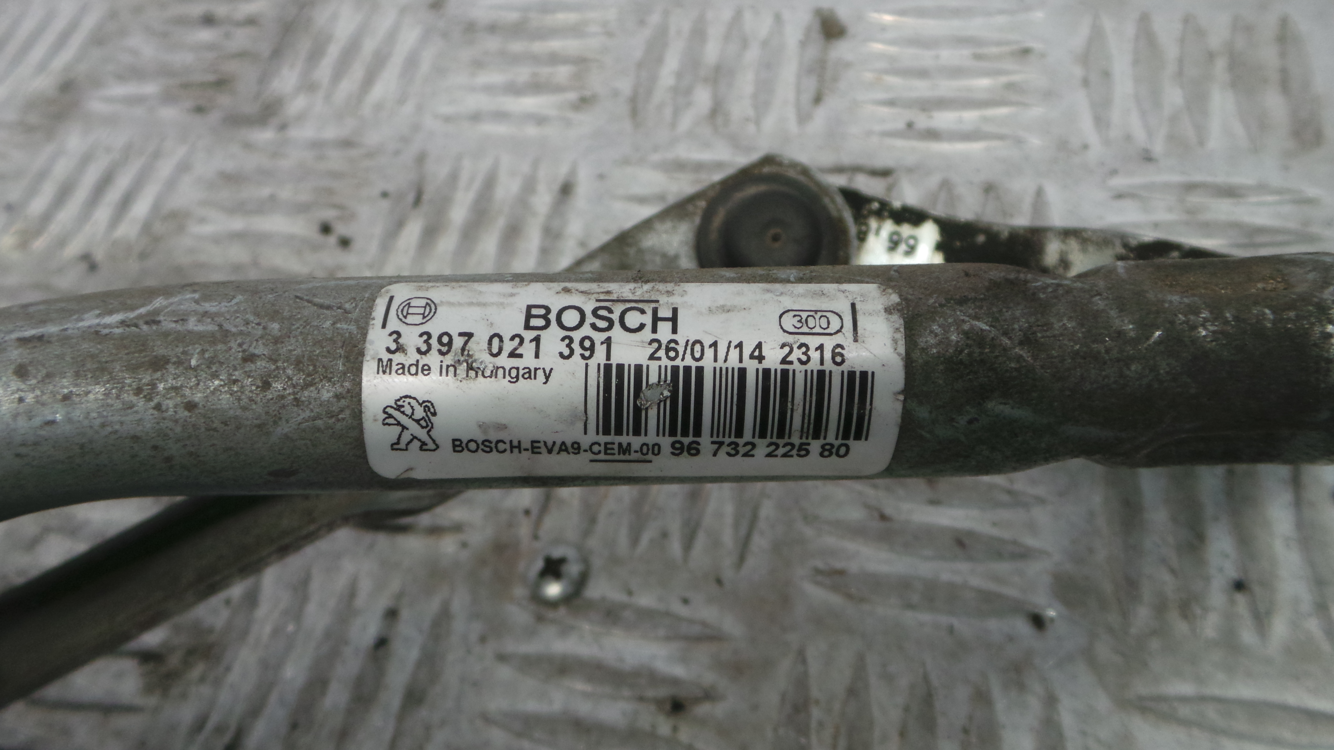 Motor Limpa Vidros Frente  9673222580 - PEUGEOT 208 I (CA_, CC_)-36563128